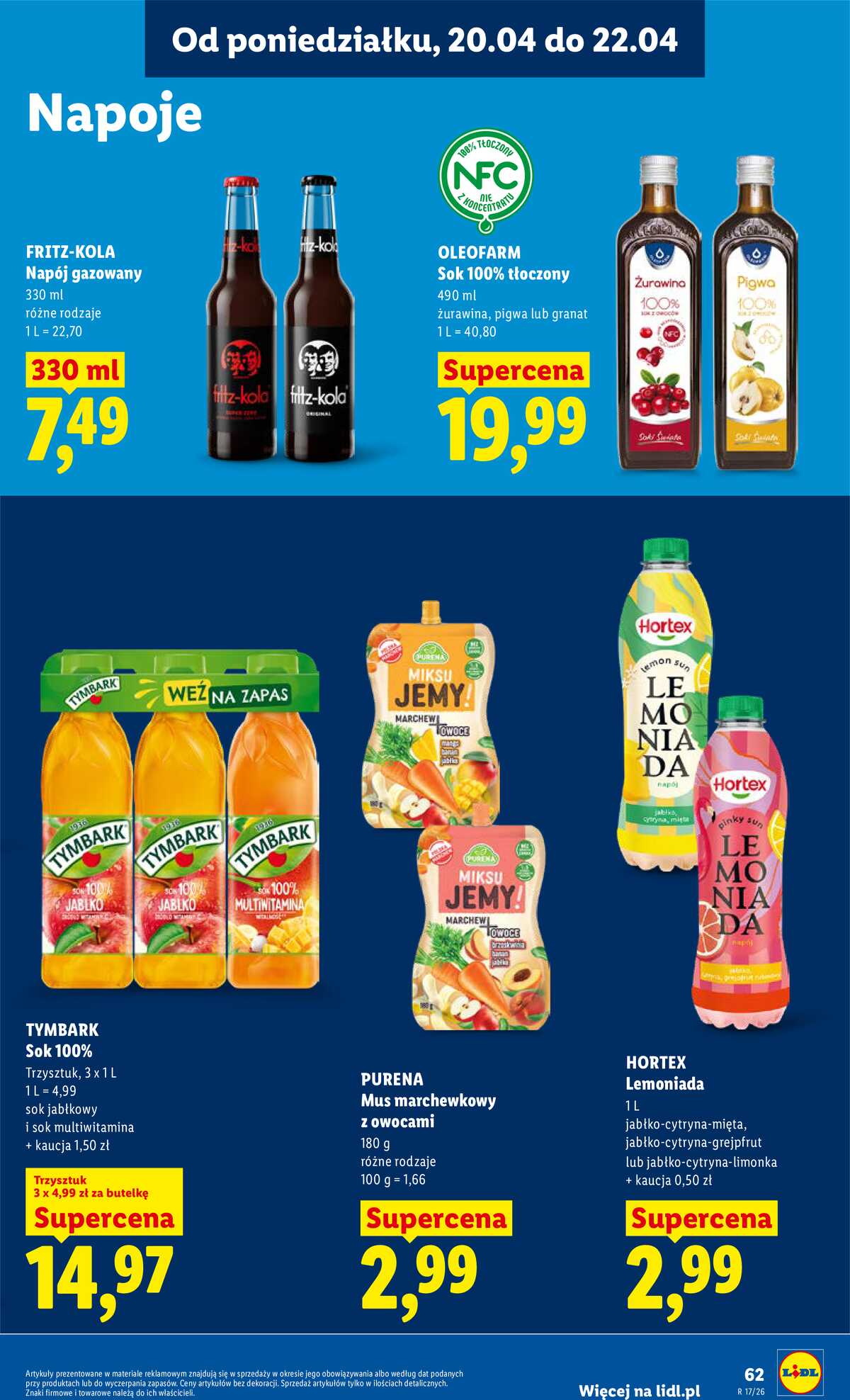 Leták Lidl Polsko 20.4.-22.4.2026 - Zpravodaj platný od 20.04 do 22.04 strana 65