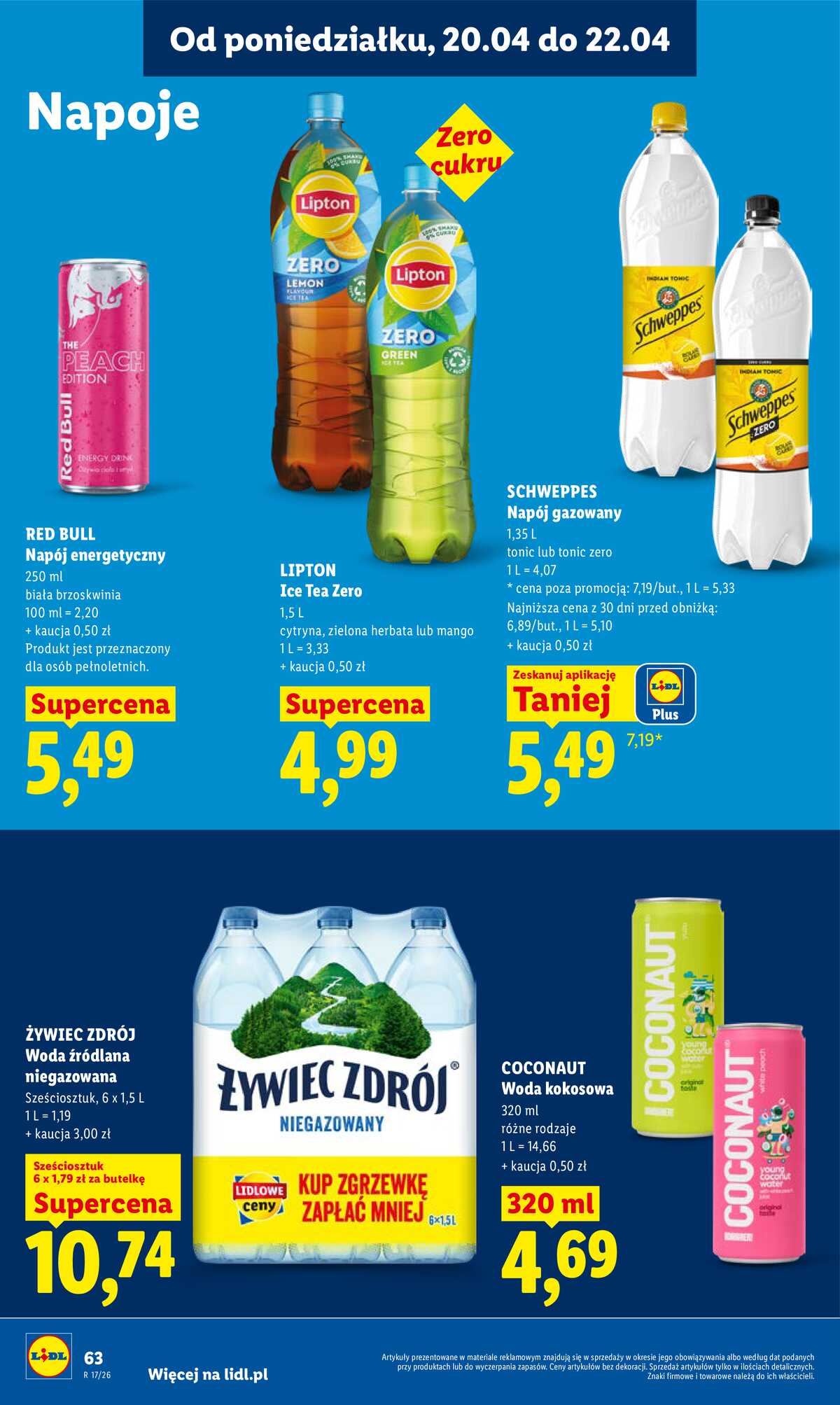 Leták Lidl Polsko 20.4.-22.4.2026 - Zpravodaj platný od 20.04 do 22.04 strana 66