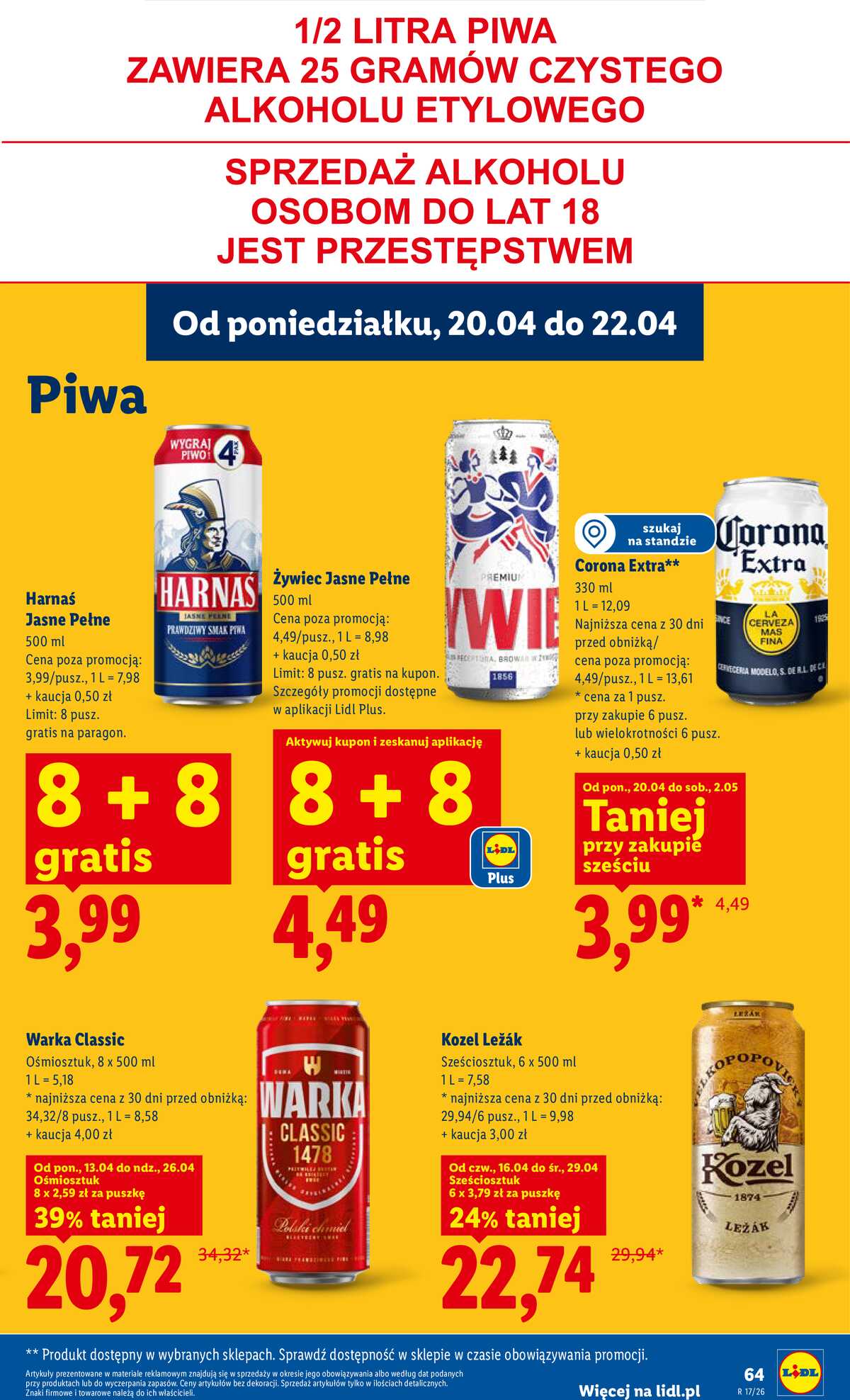 Leták Lidl Polsko 20.4.-22.4.2026 - Zpravodaj platný od 20.04 do 22.04 strana 67