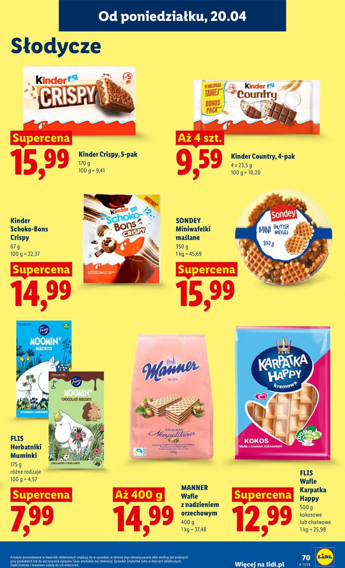 Leták Lidl Polsko 20.4.-22.4.2026 - Zpravodaj platný od 20.04 do 22.04 strana 73