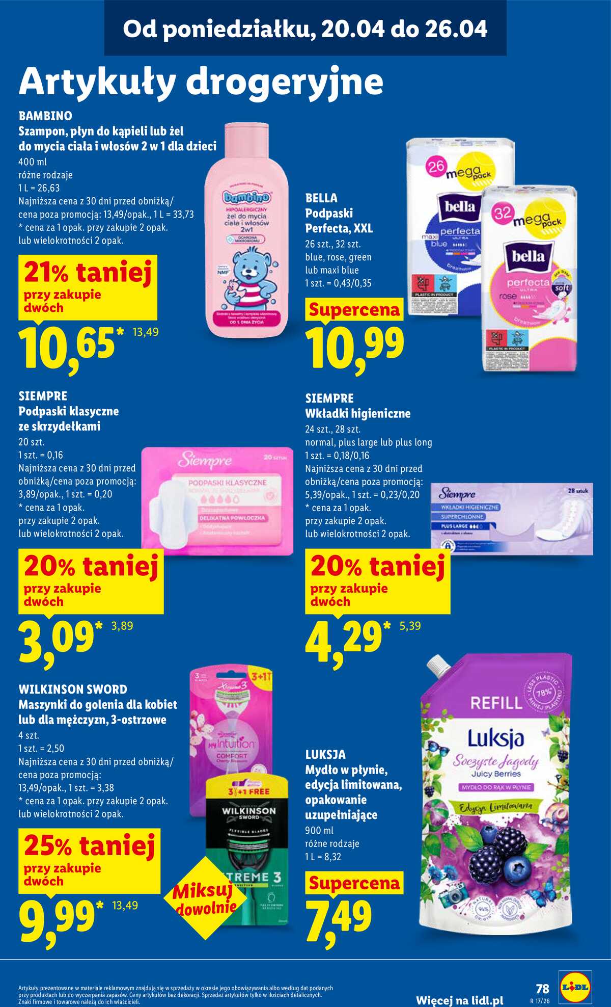 Leták Lidl Polsko 20.4.-22.4.2026 - Zpravodaj platný od 20.04 do 22.04 strana 81