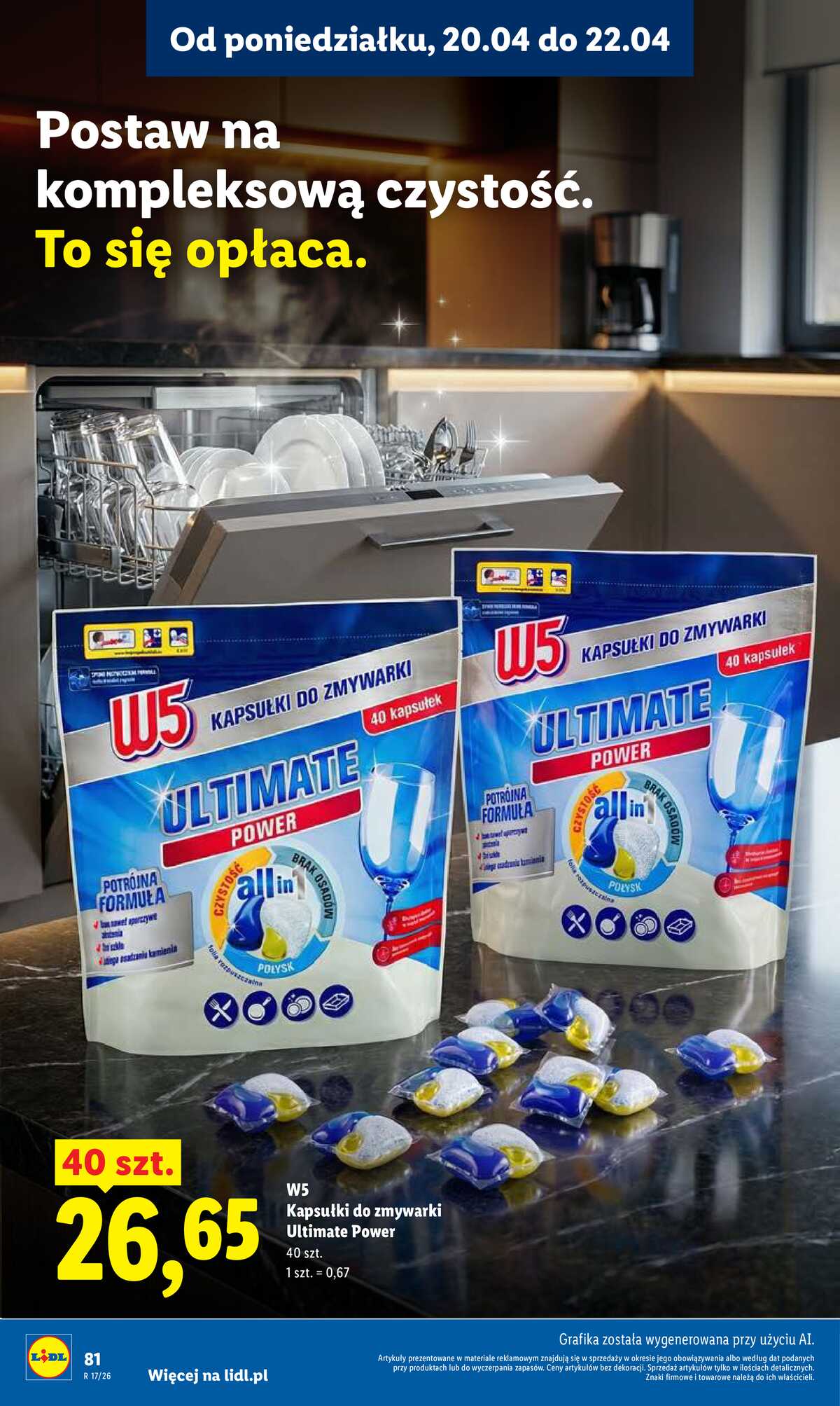 Leták Lidl Polsko 20.4.-22.4.2026 - Zpravodaj platný od 20.04 do 22.04 strana 84