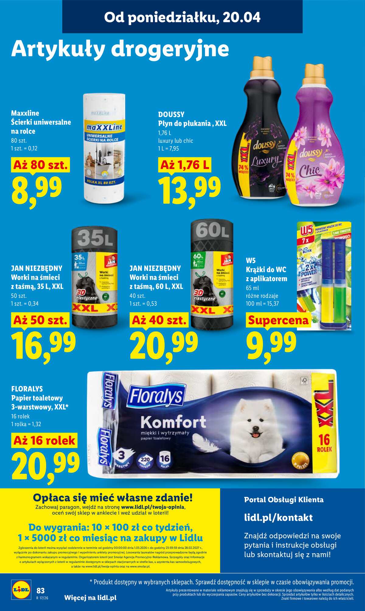 Leták Lidl Polsko 20.4.-22.4.2026 - Zpravodaj platný od 20.04 do 22.04 strana 86