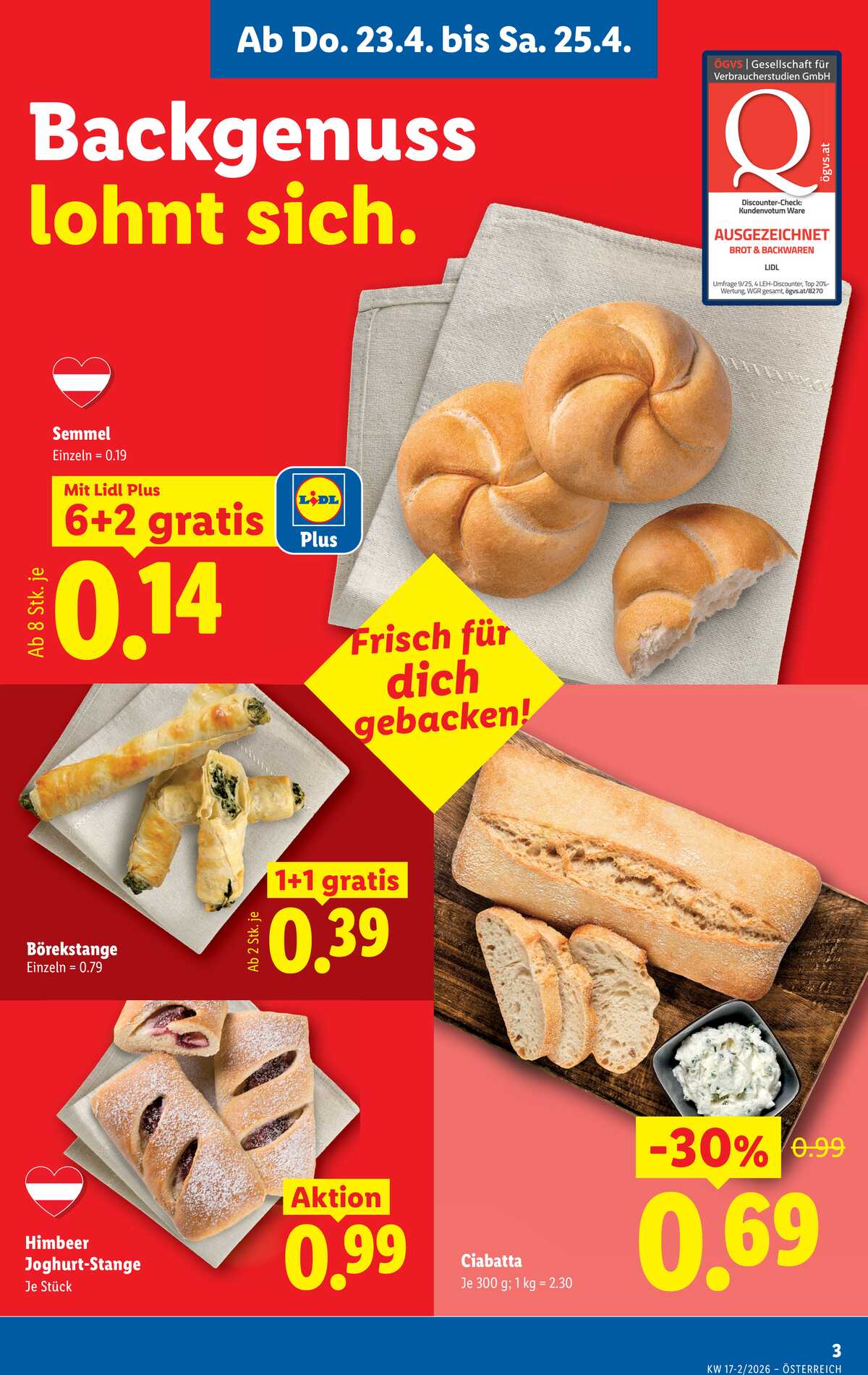 Leták Lidl Rakousko 23.4.-29.4.2026 strana 5