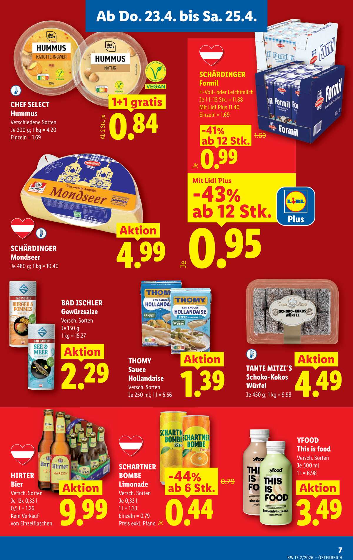 Leták Lidl Rakousko 23.4.-29.4.2026 strana 9