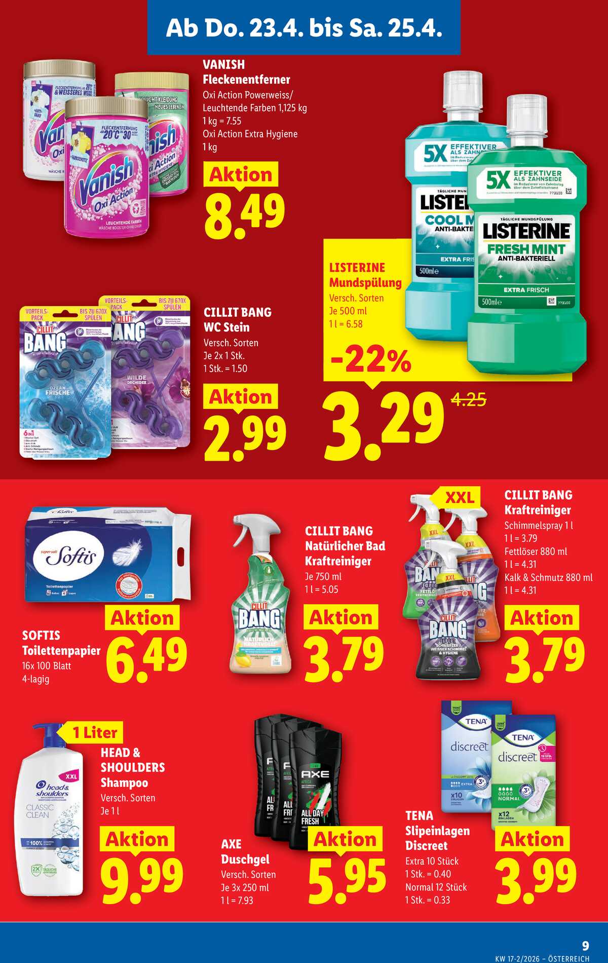 Leták Lidl Rakousko 23.4.-29.4.2026 strana 11