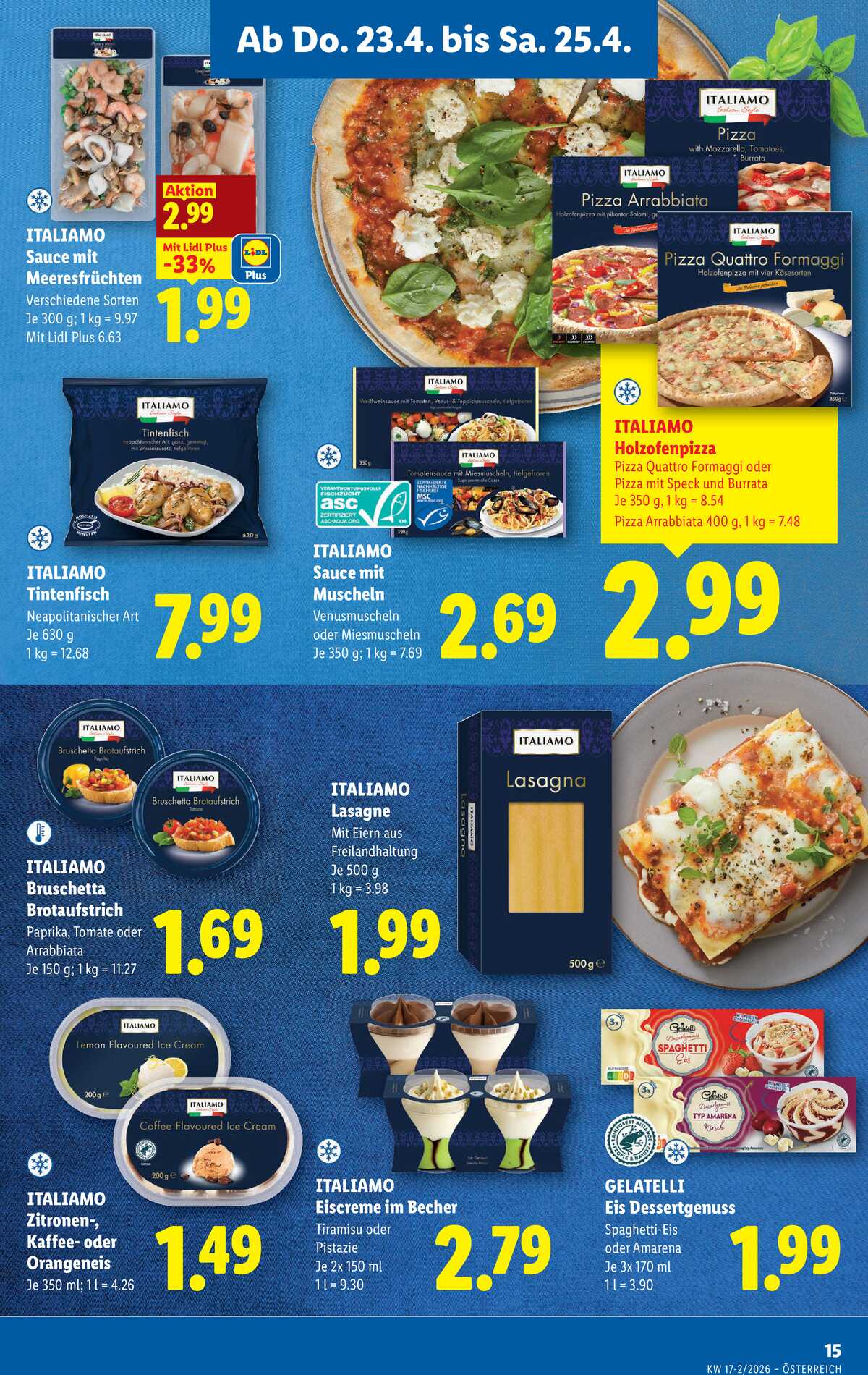 Leták Lidl Rakousko 23.4.-29.4.2026 strana 17