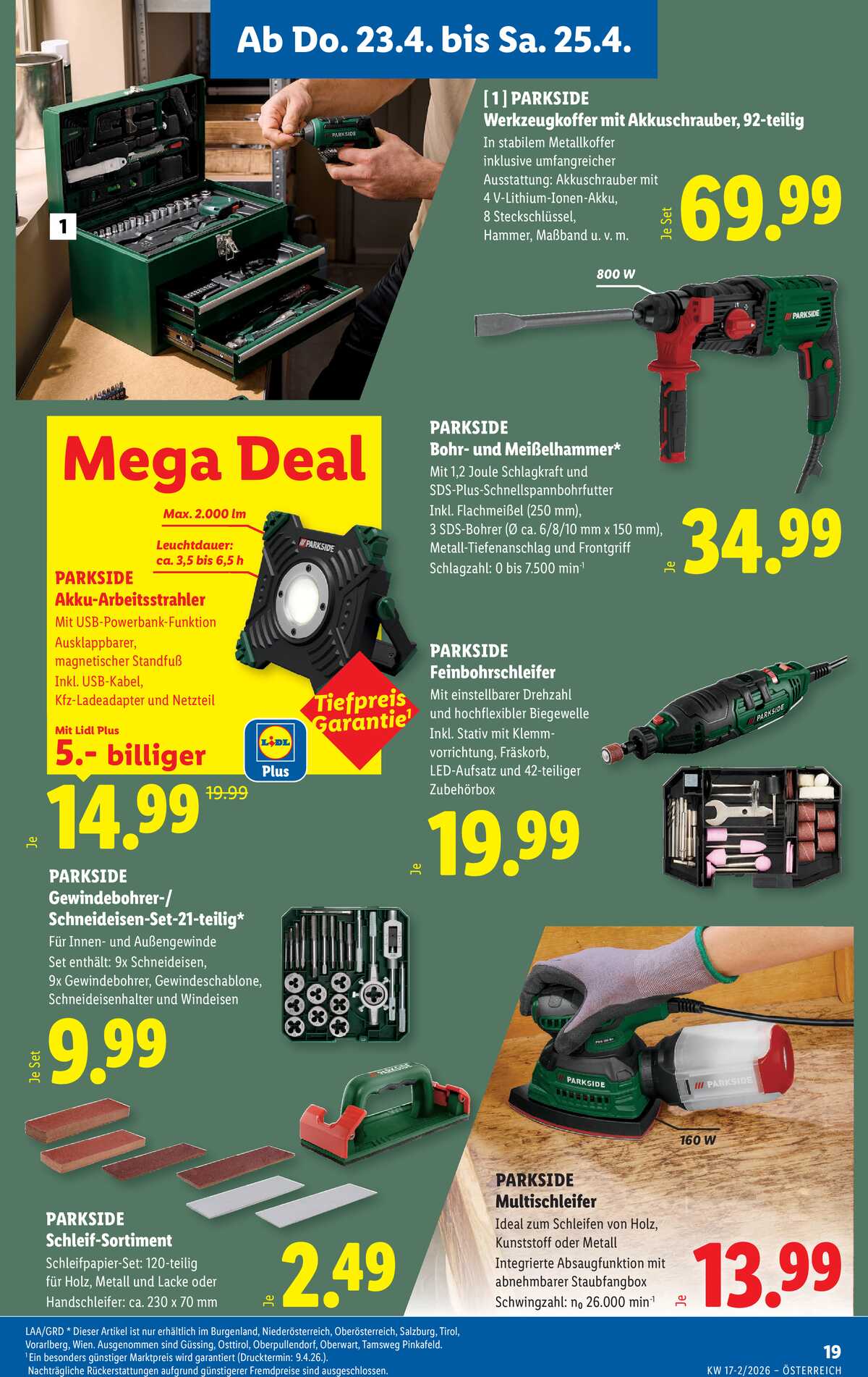 Leták Lidl Rakousko 23.4.-29.4.2026 strana 21