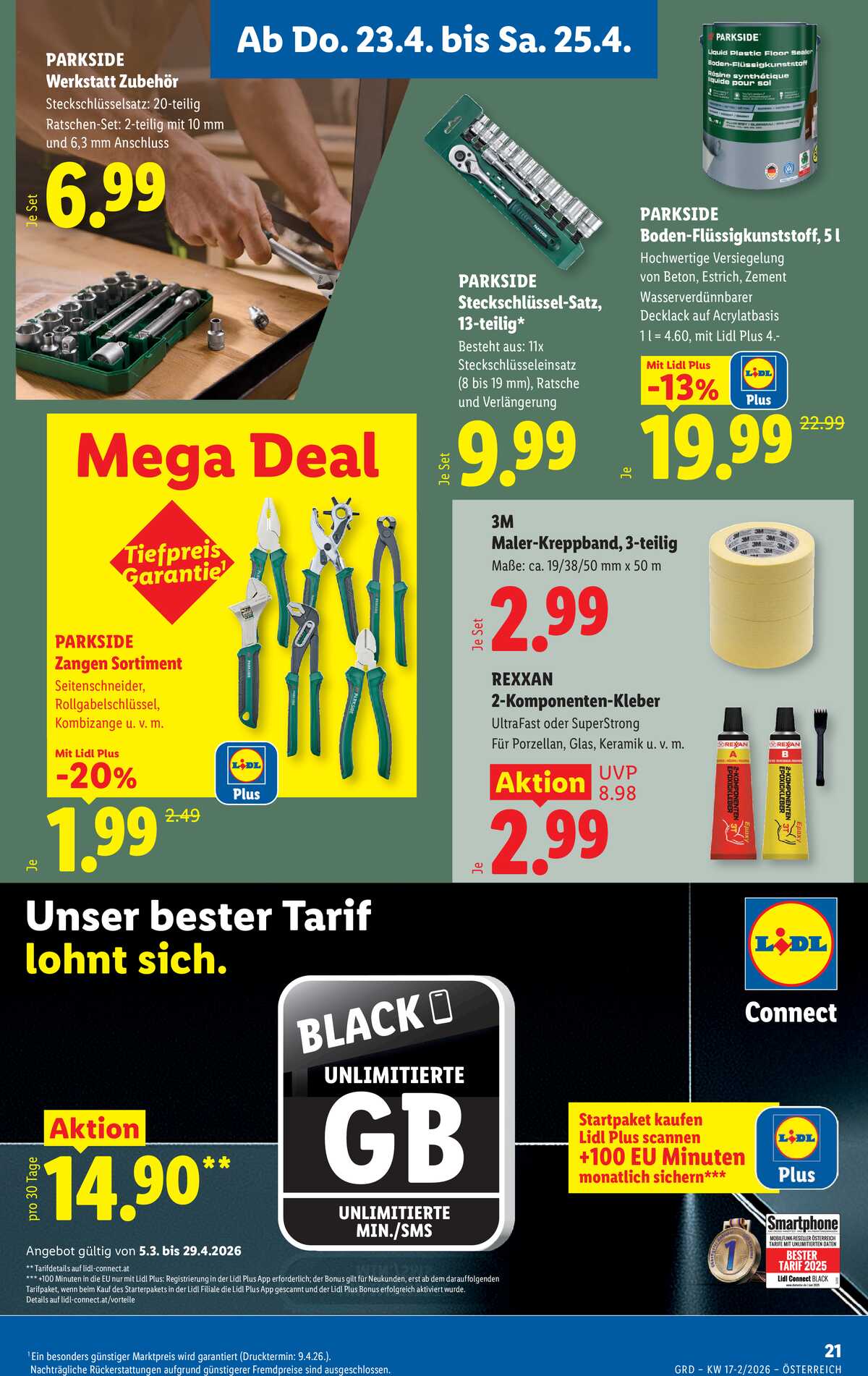 Leták Lidl Rakousko 23.4.-29.4.2026 strana 23