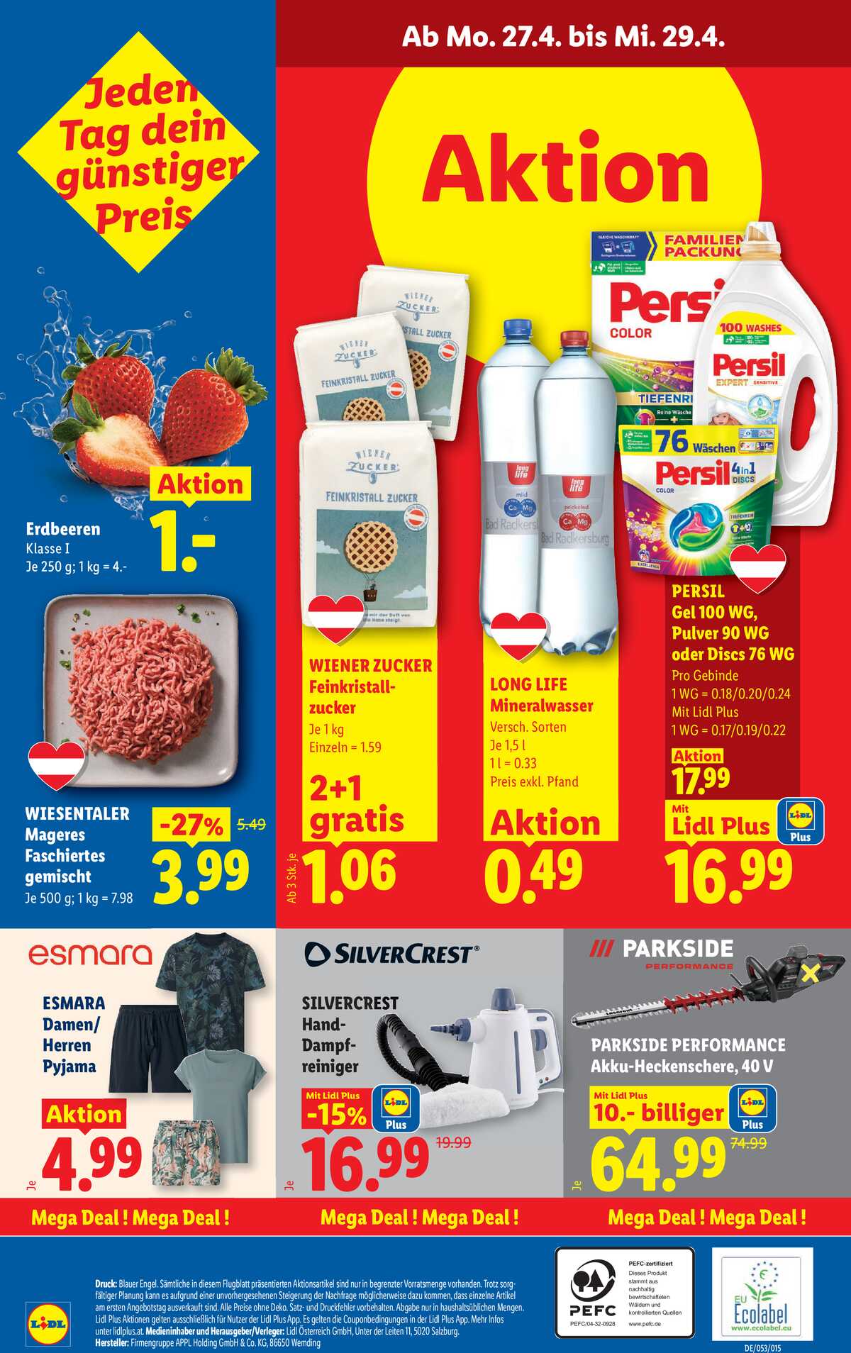 Leták Lidl Rakousko 23.4.-29.4.2026 strana 34