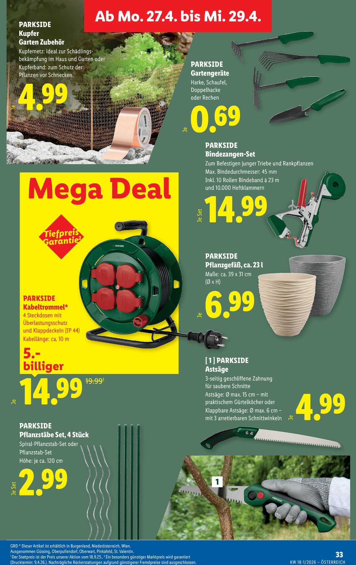 Leták Lidl Rakousko 23.4.-29.4.2026 strana 38