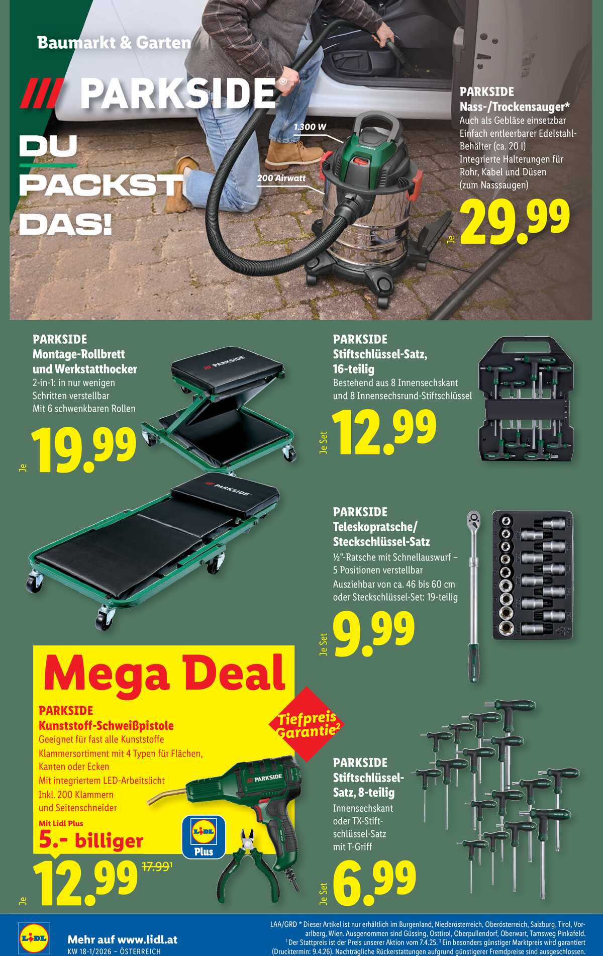 Leták Lidl Rakousko 23.4.-29.4.2026 strana 39