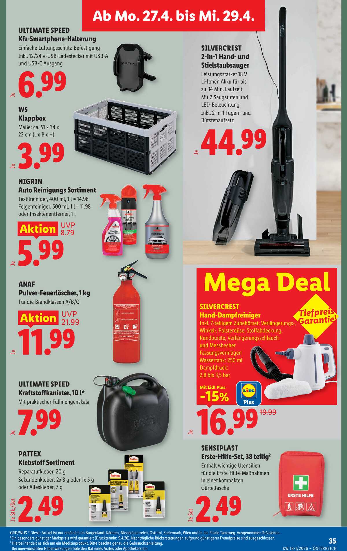 Leták Lidl Rakousko 23.4.-29.4.2026 strana 40