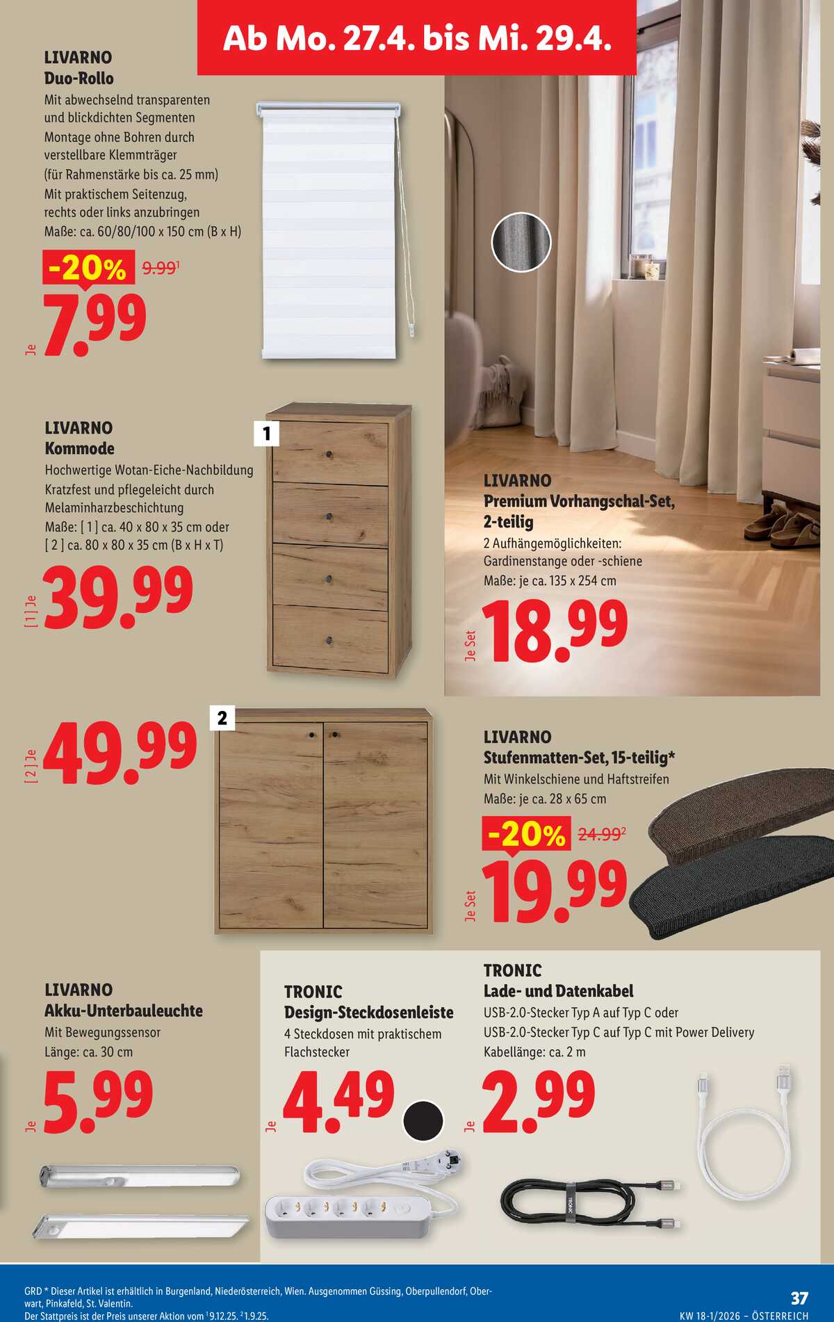 Leták Lidl Rakousko 23.4.-29.4.2026 strana 42