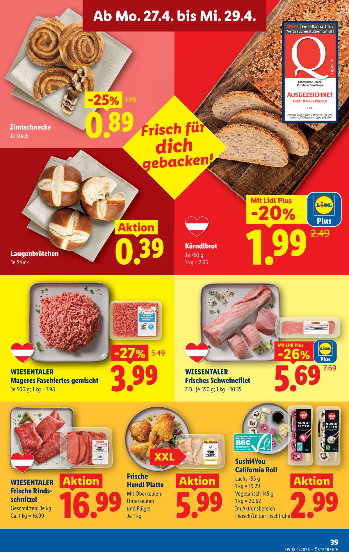 Leták Lidl Rakousko 23.4.-29.4.2026 strana 44