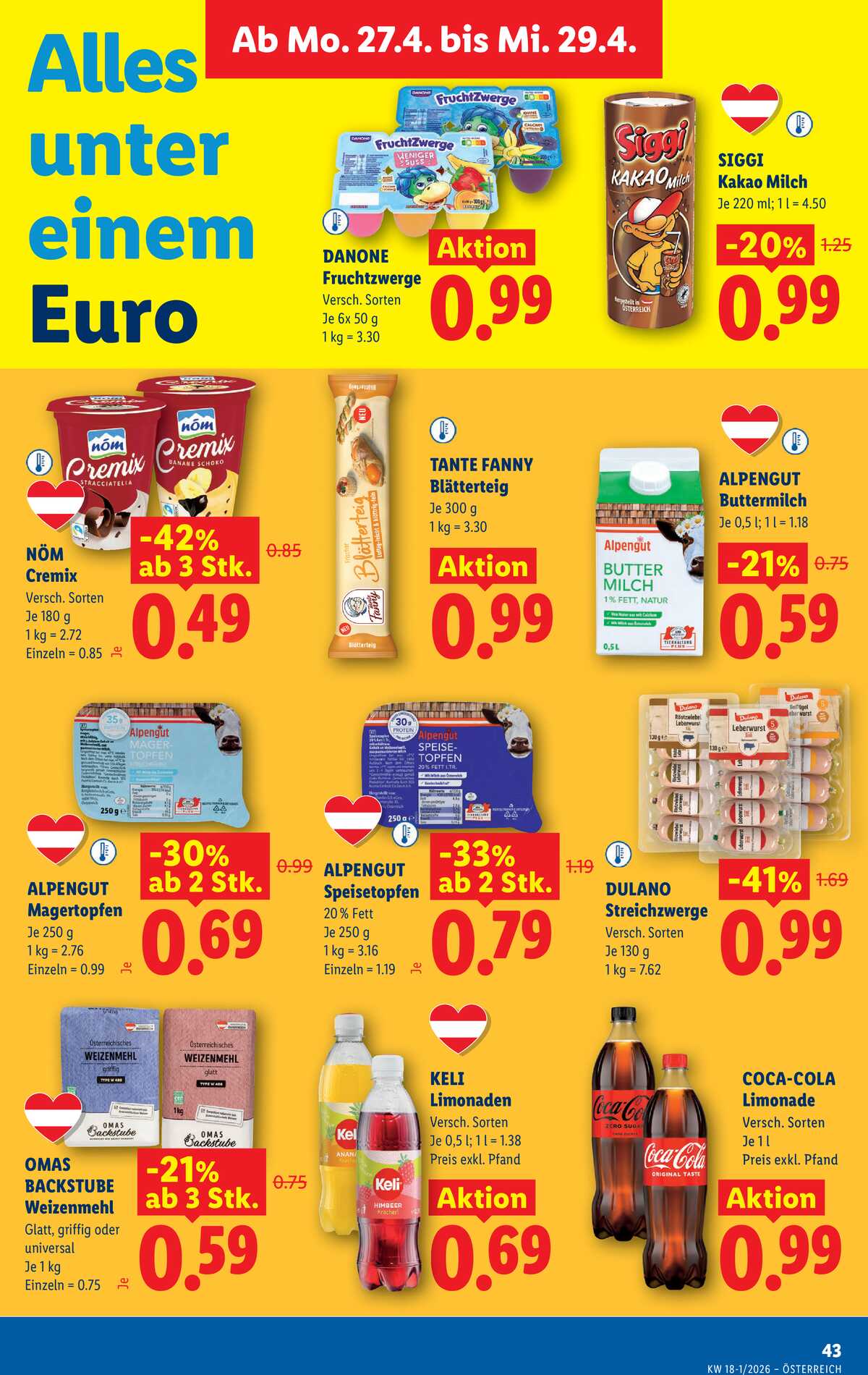 Leták Lidl Rakousko 23.4.-29.4.2026 strana 48