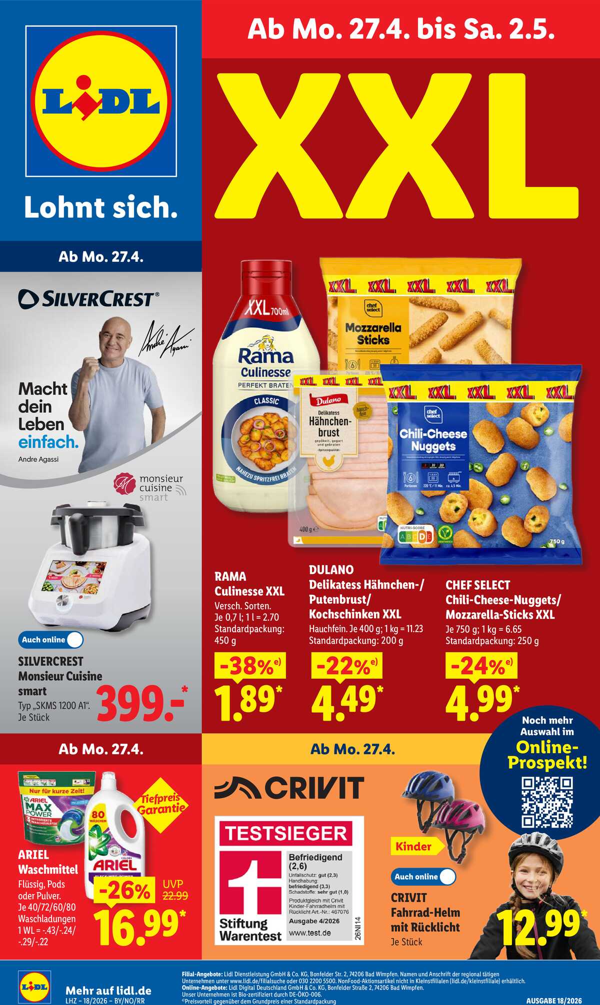 Leták Lidl Německo 27.4.-2.5.2026 strana 1
