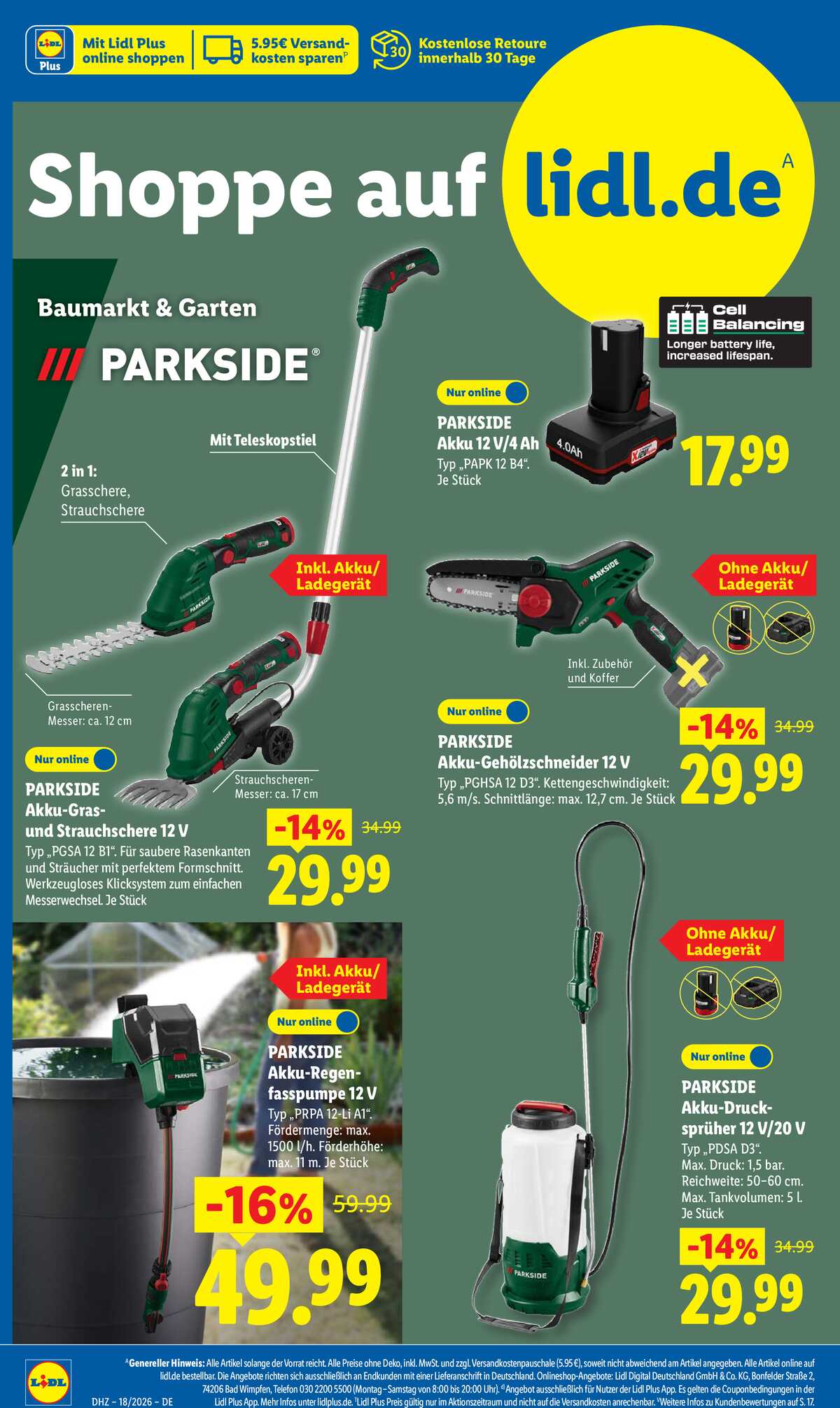 Leták Lidl Německo 27.4.-2.5.2026 strana 6