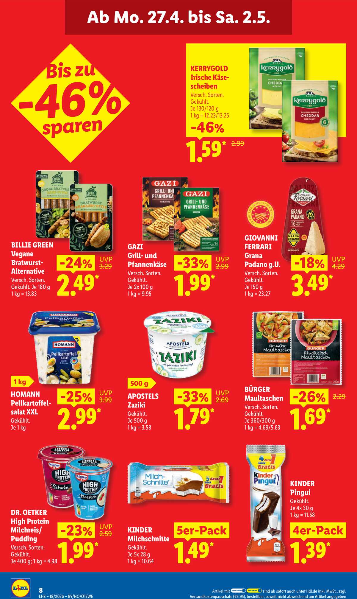 Leták Lidl Německo 27.4.-2.5.2026 strana 16
