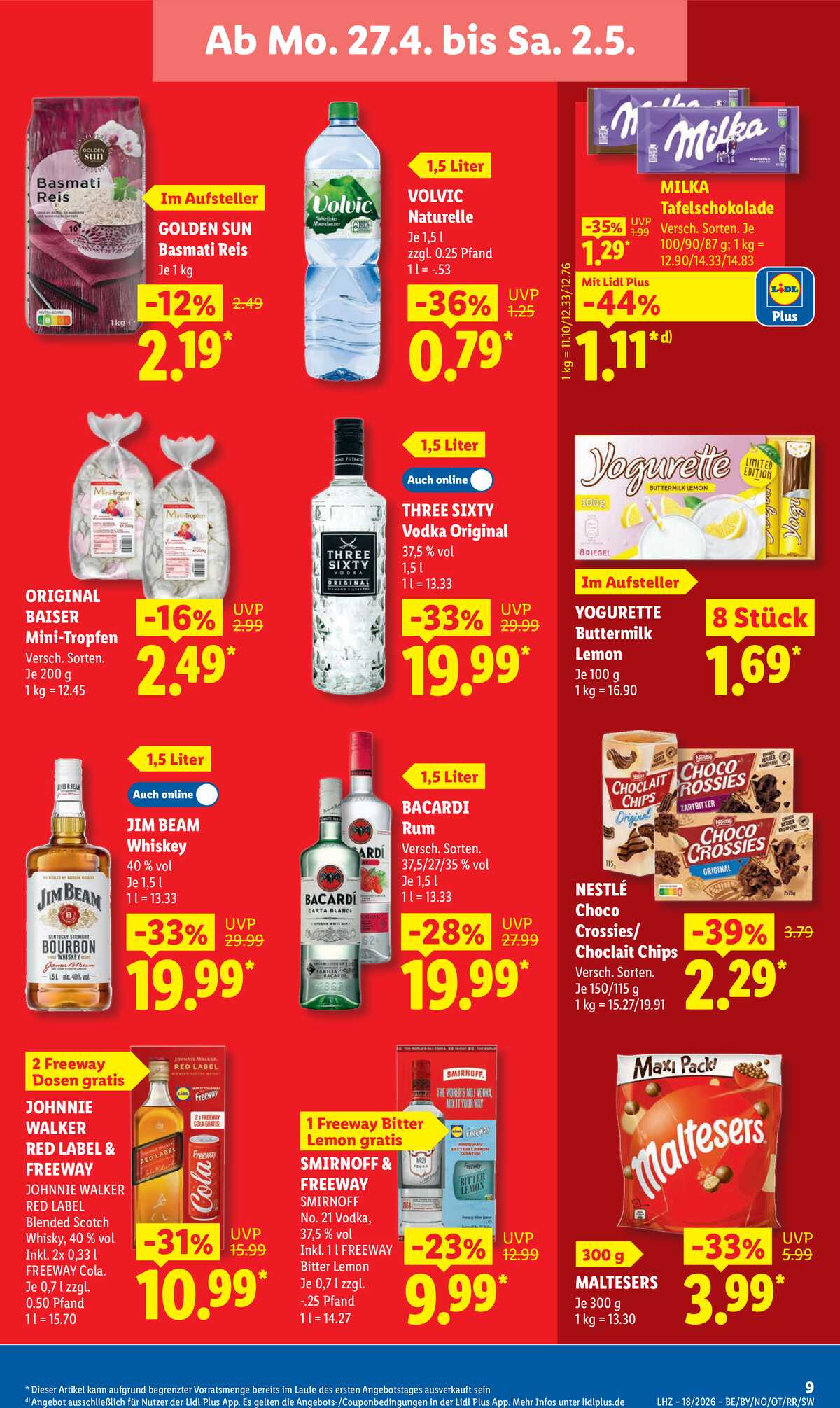 Leták Lidl Německo 27.4.-2.5.2026 strana 17