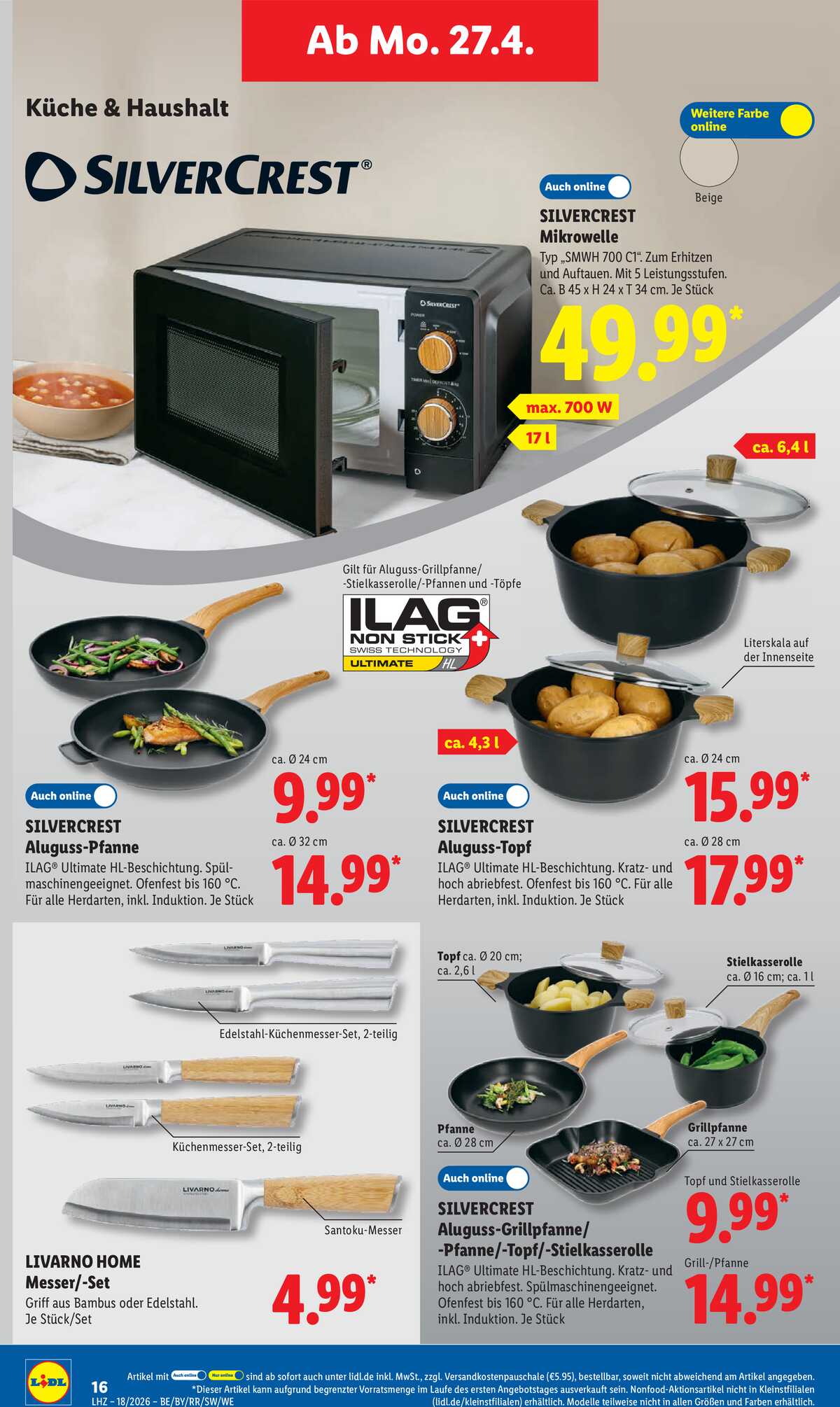 Leták Lidl Německo 27.4.-2.5.2026 strana 32