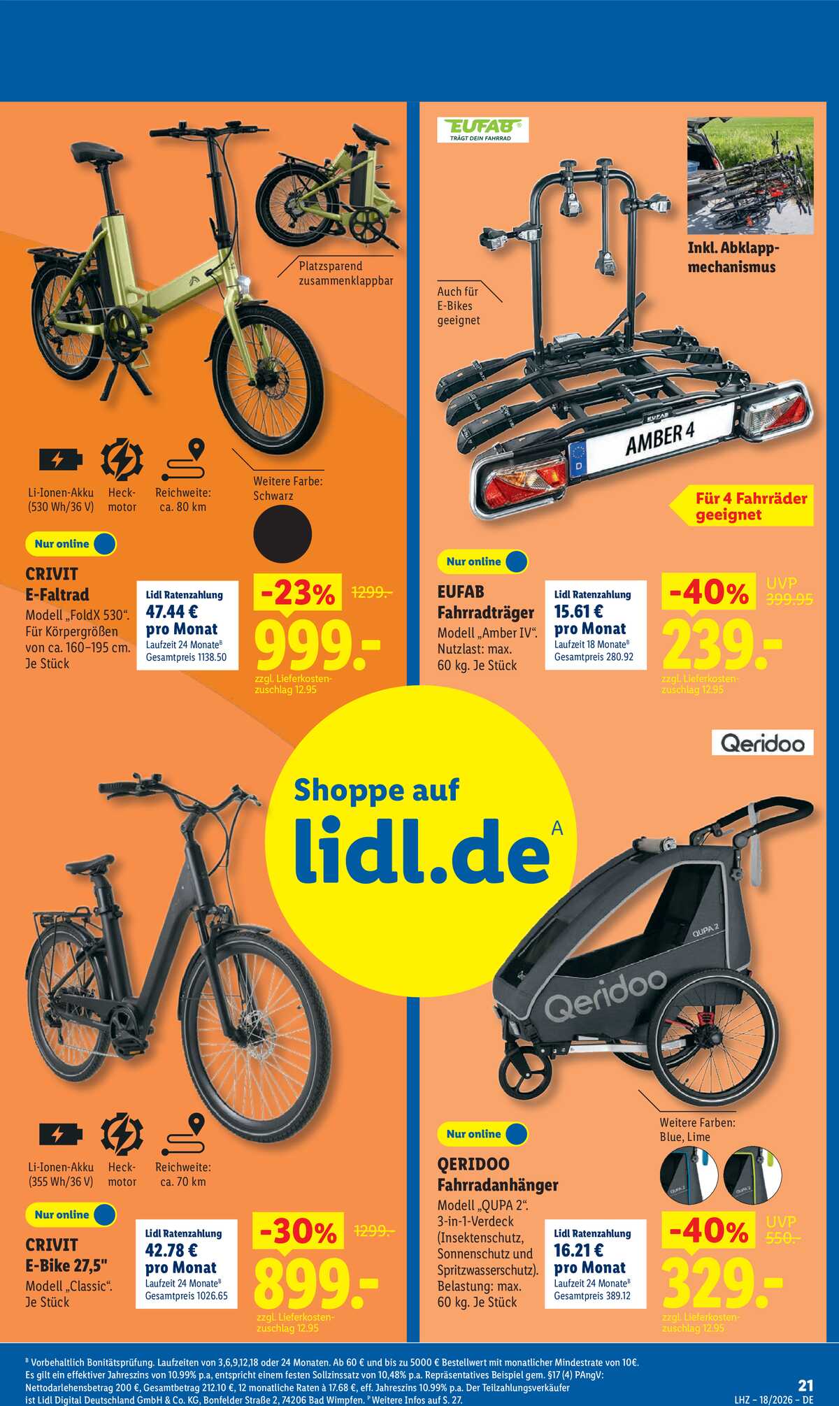 Leták Lidl Německo 27.4.-2.5.2026 strana 39
