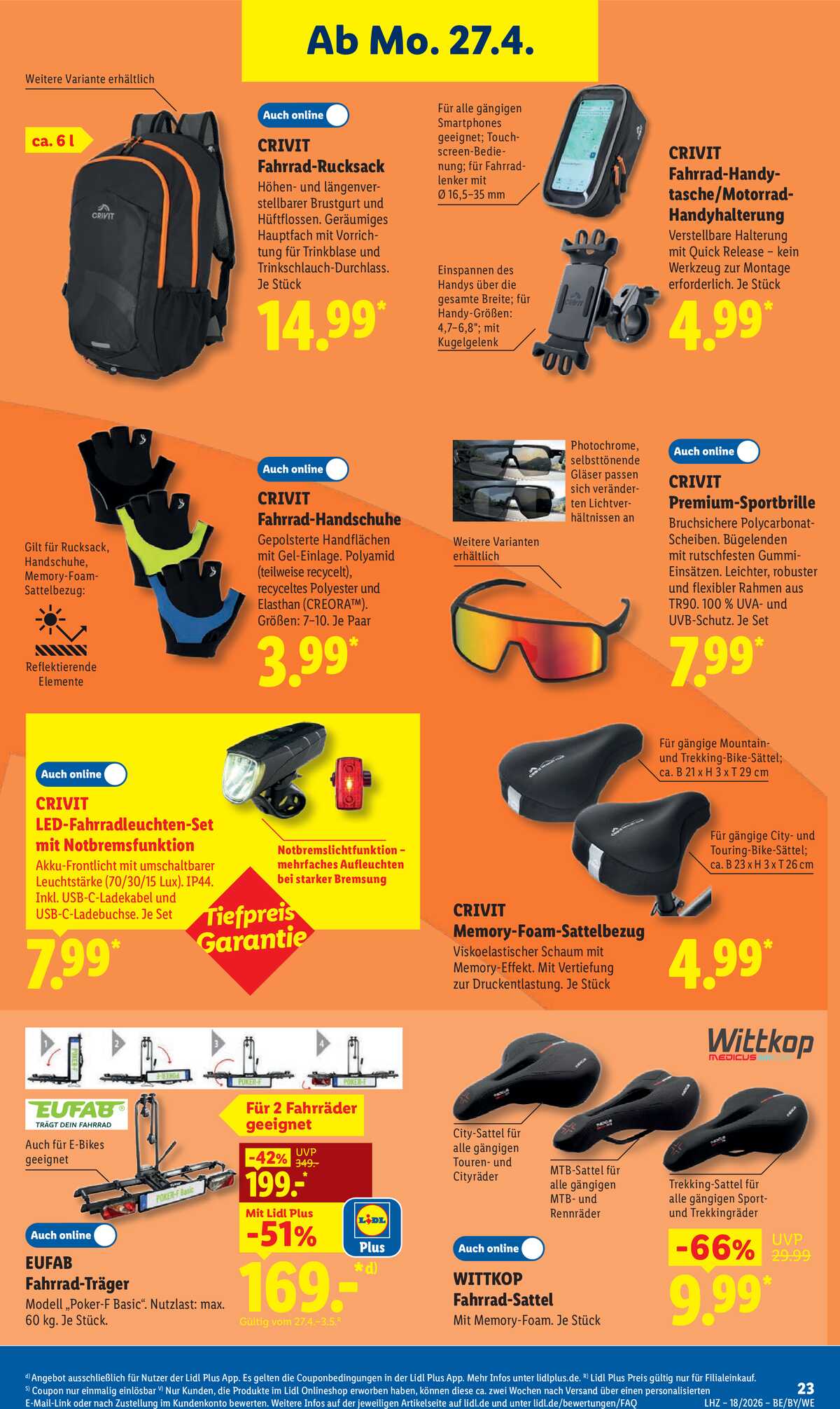 Leták Lidl Německo 27.4.-2.5.2026 strana 43