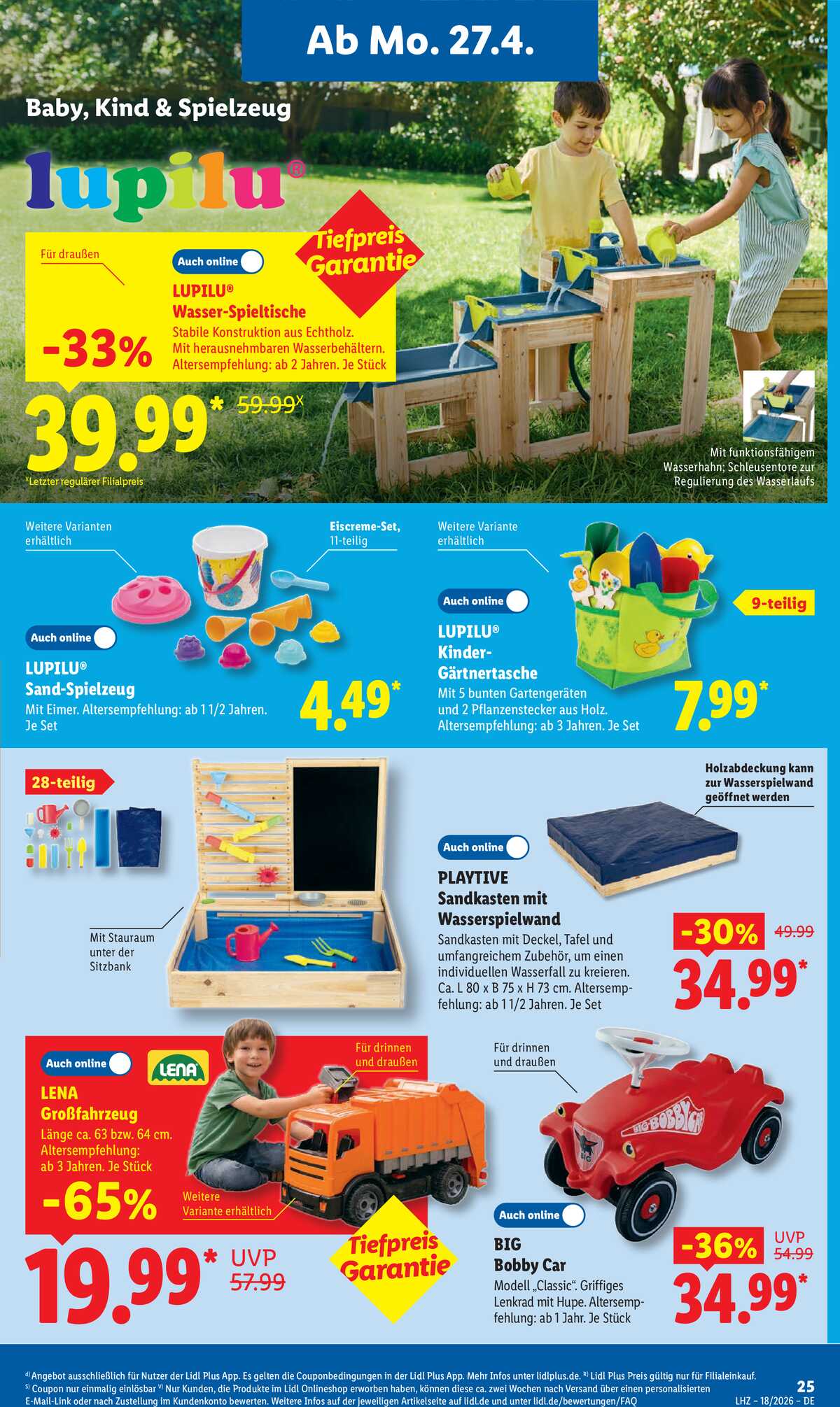 Leták Lidl Německo 27.4.-2.5.2026 strana 45