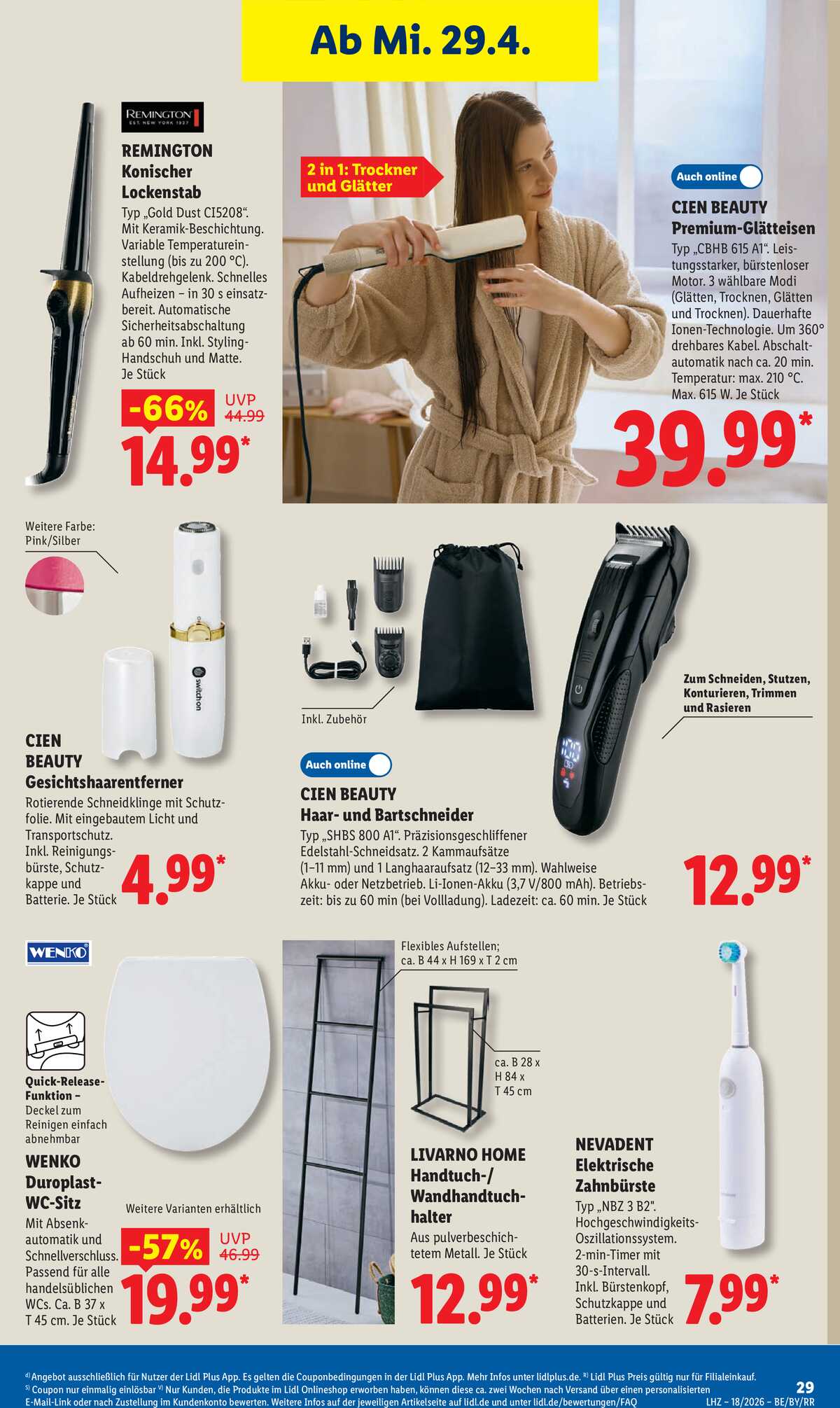 Leták Lidl Německo 27.4.-2.5.2026 strana 49