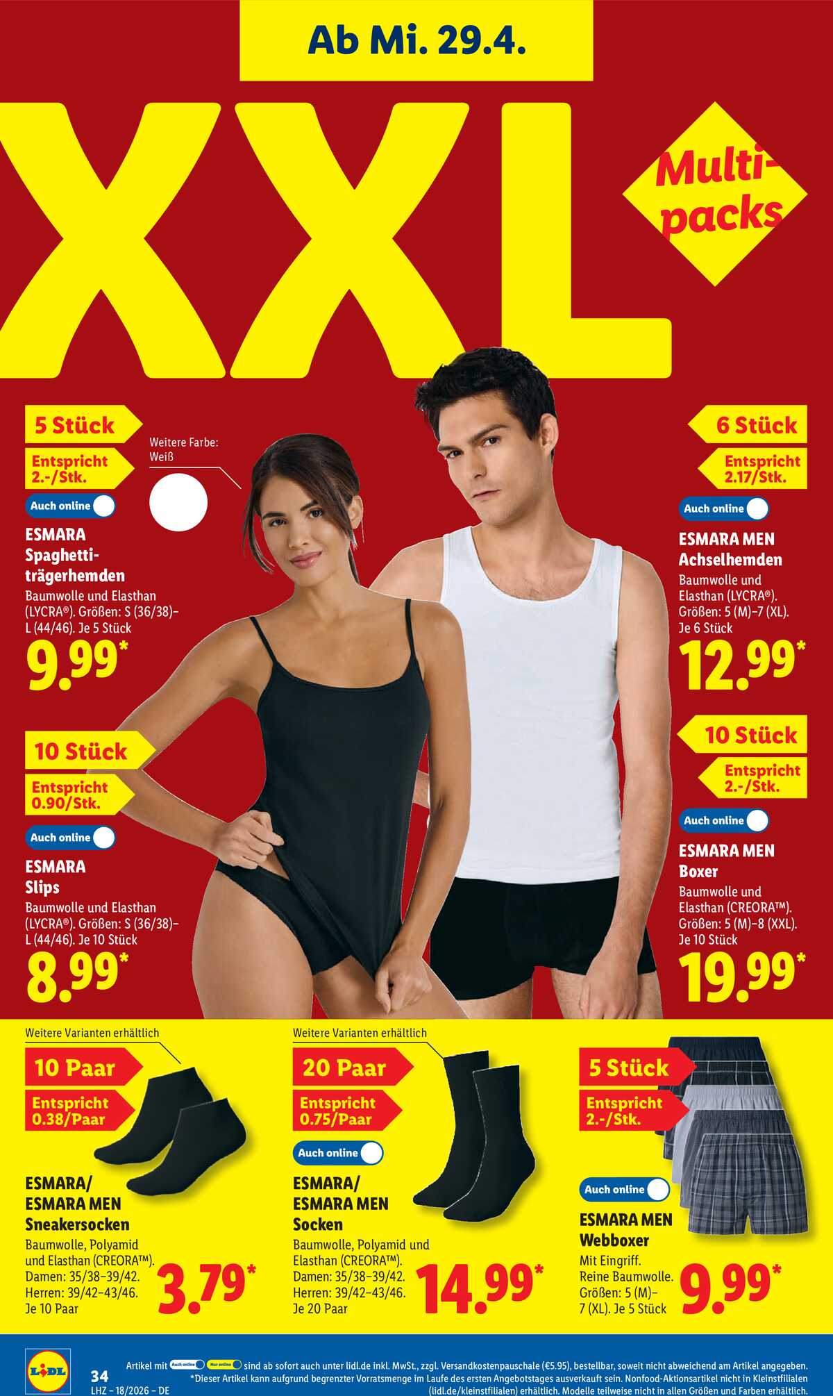 Leták Lidl Německo 27.4.-2.5.2026 strana 54