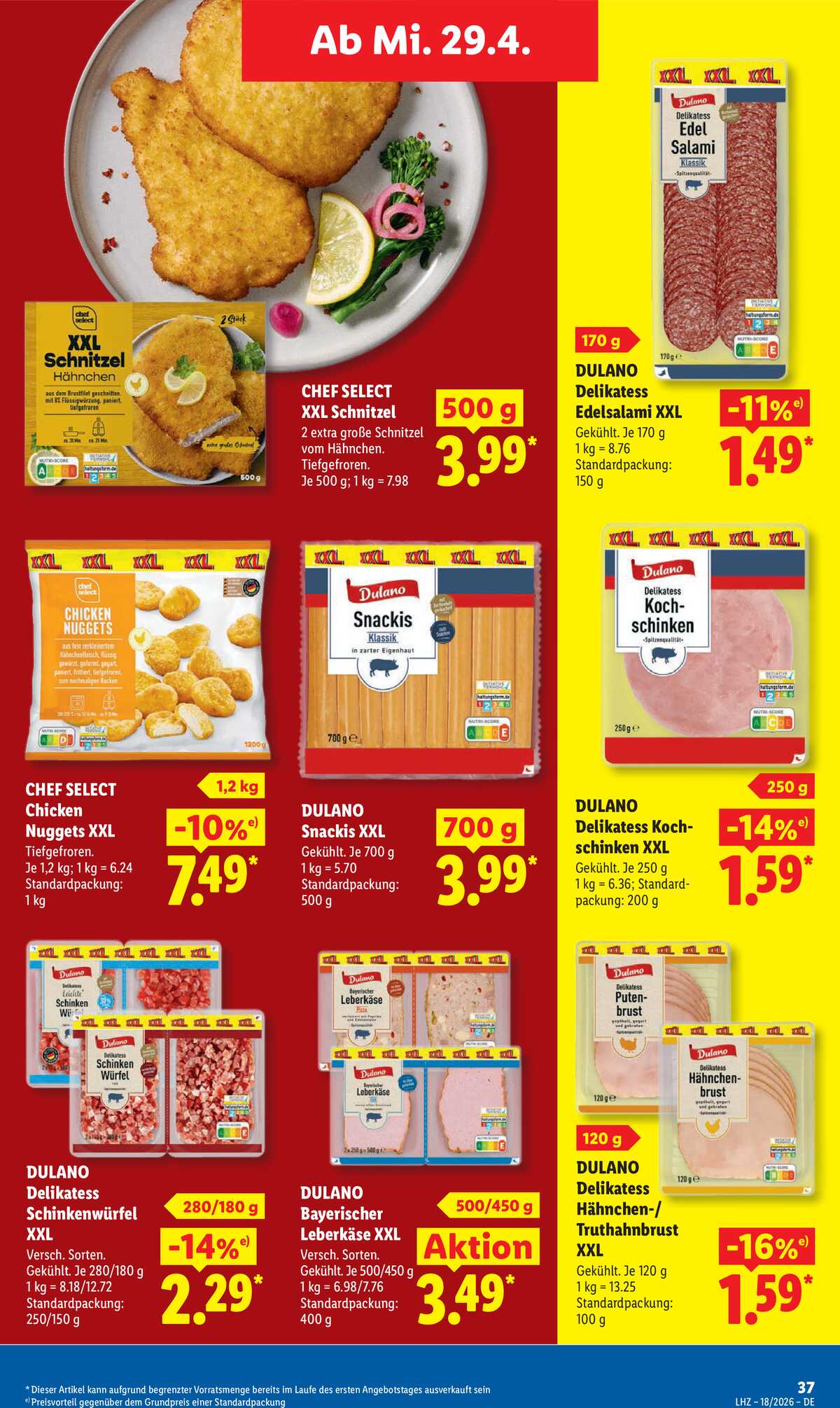 Leták Lidl Německo 27.4.-2.5.2026 strana 57