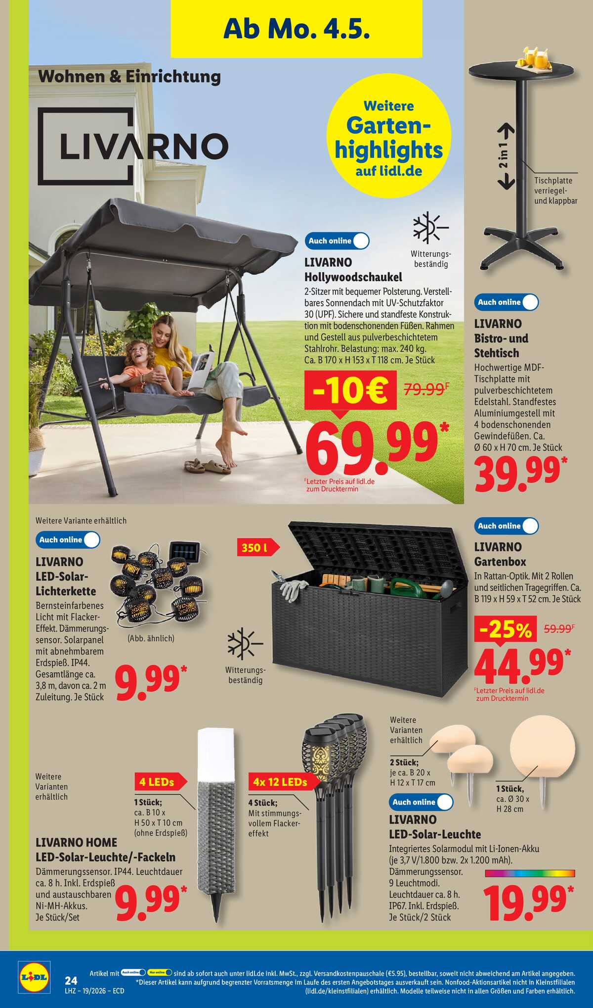 Leták Lidl Německo 4.5.-9.5.2026 strana 12