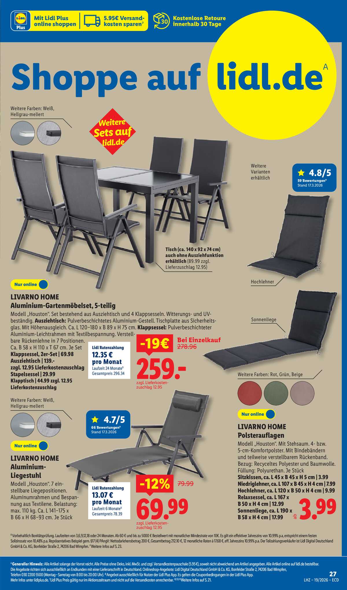 Leták Lidl Německo 4.5.-9.5.2026 strana 15