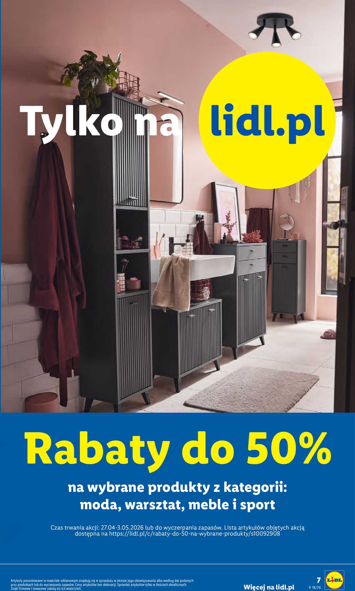 Leták Lidl Polsko 27.4.-2.5.2026 - Katalog platný od 27.04 strana 7