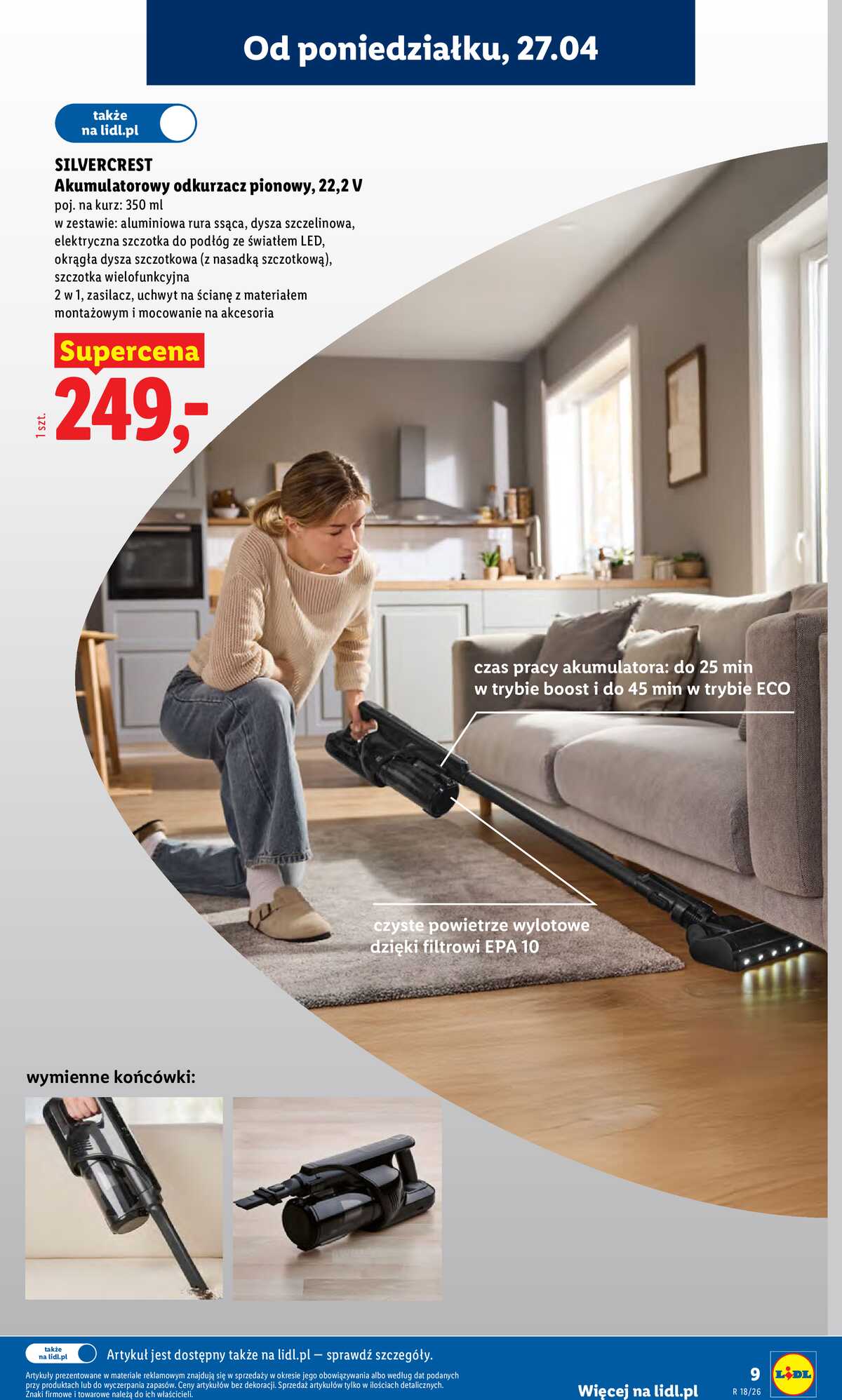 Leták Lidl Polsko 27.4.-2.5.2026 - Katalog platný od 27.04 strana 9