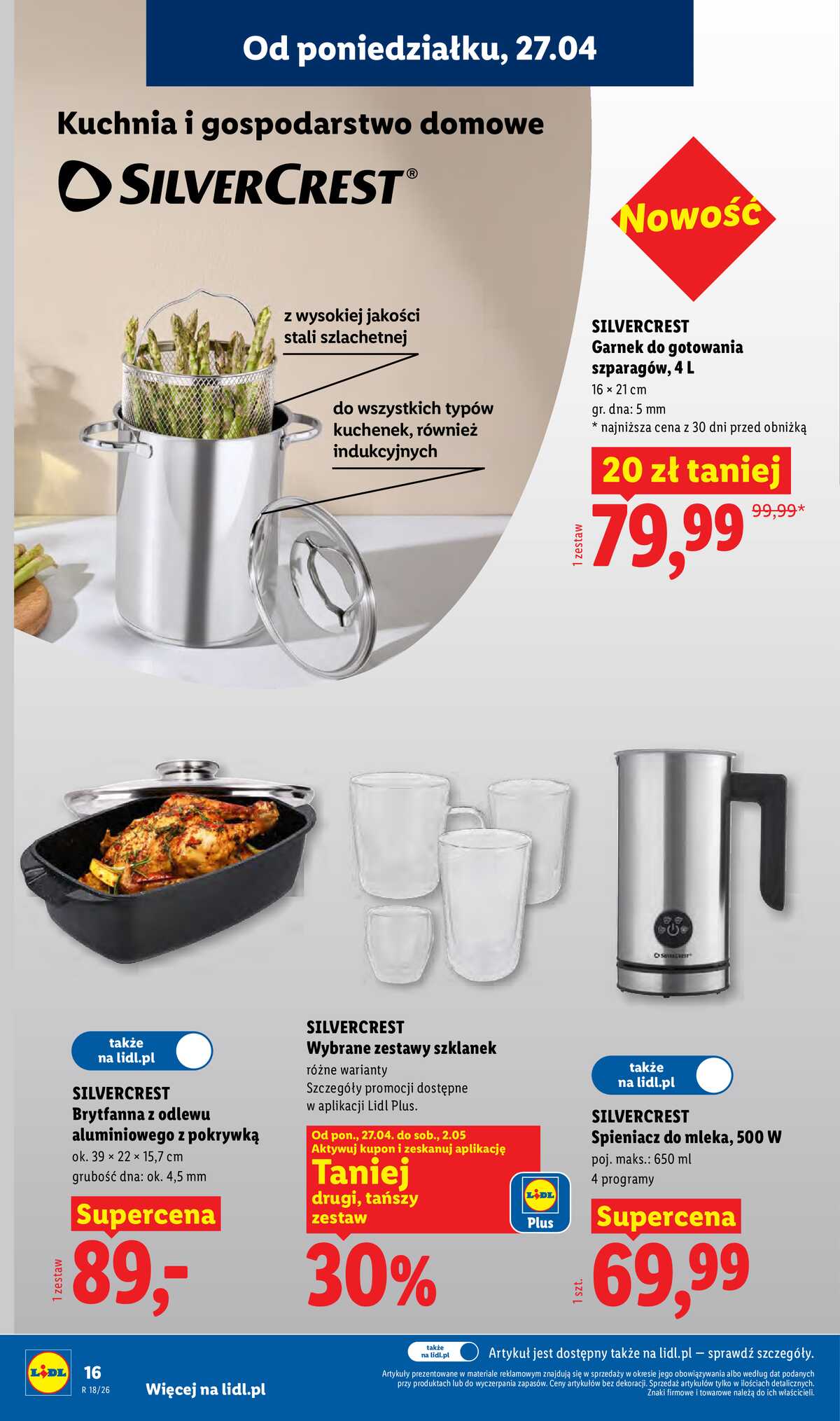 Leták Lidl Polsko 27.4.-2.5.2026 - Katalog platný od 27.04 strana 16