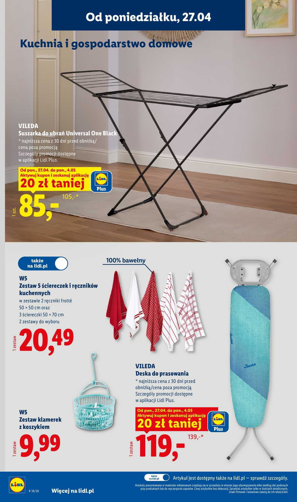 Leták Lidl Polsko 27.4.-2.5.2026 - Katalog platný od 27.04 strana 18