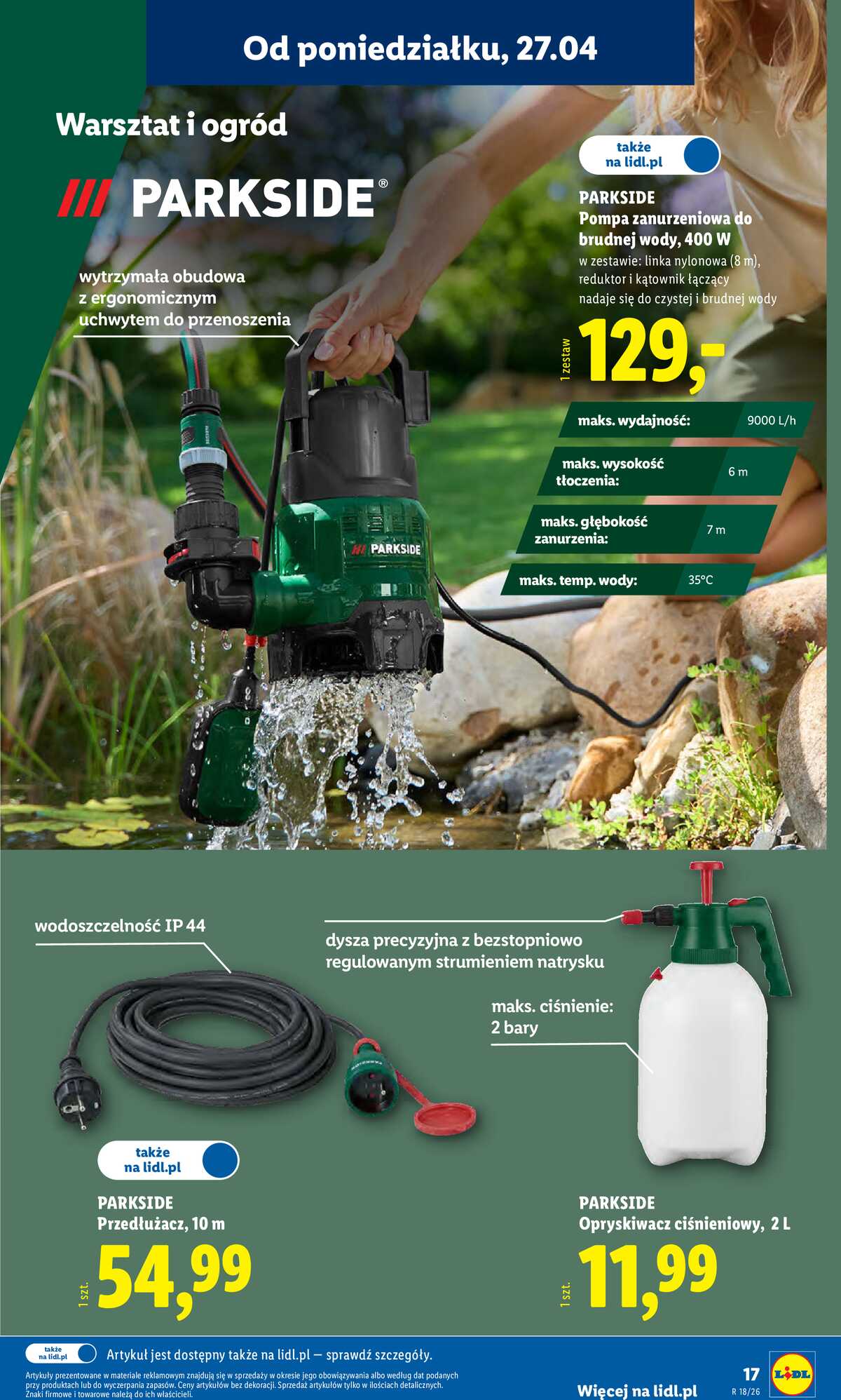 Leták Lidl Polsko 27.4.-2.5.2026 - Katalog platný od 27.04 strana 19