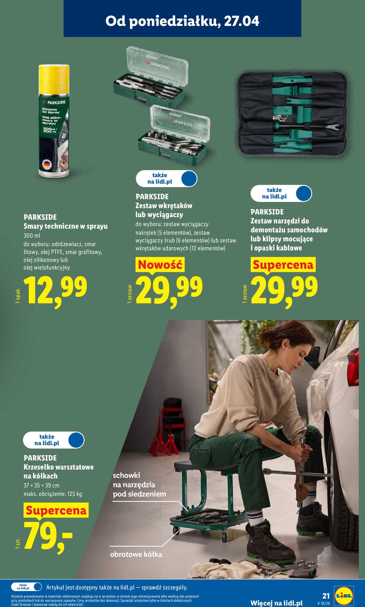 Leták Lidl Polsko 27.4.-2.5.2026 - Katalog platný od 27.04 strana 23
