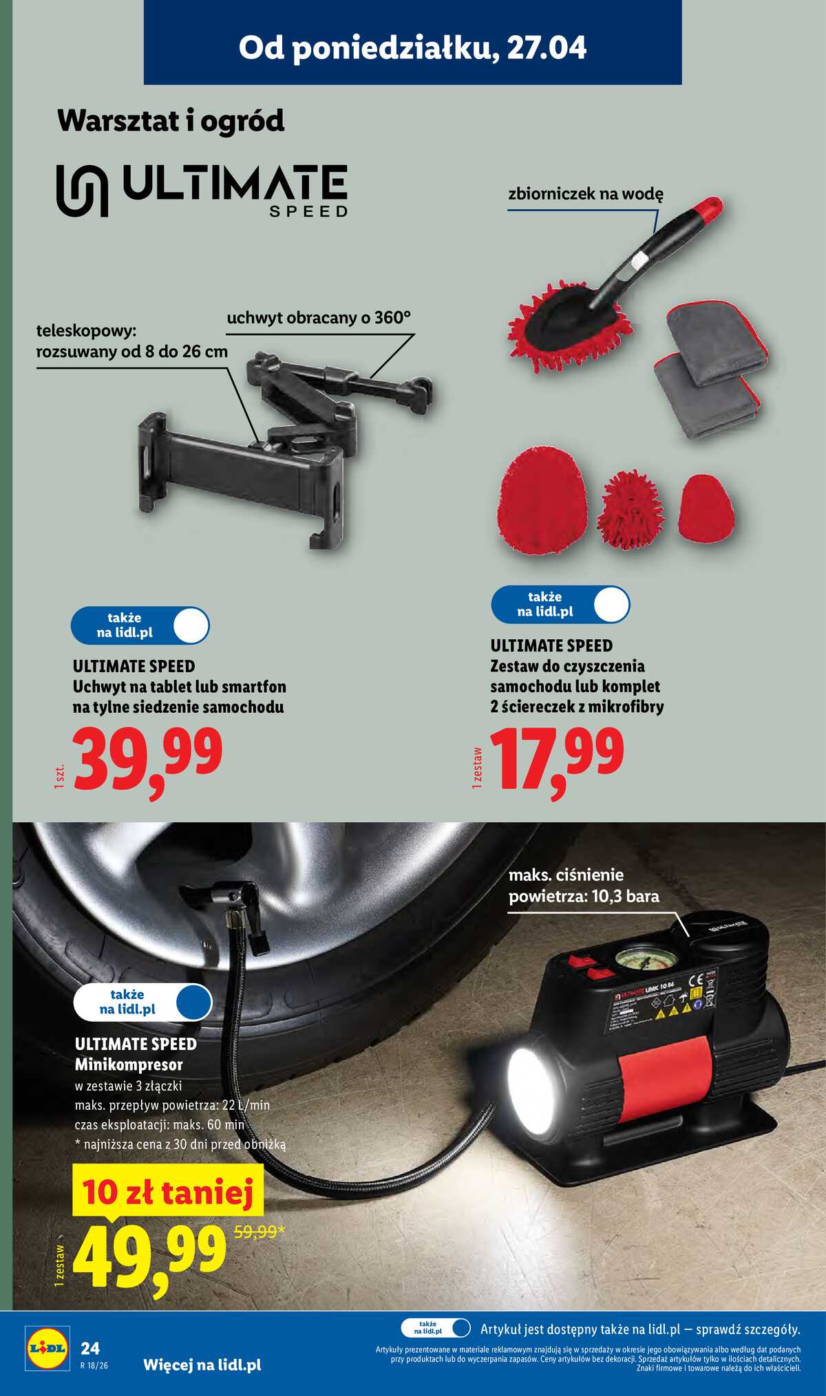 Leták Lidl Polsko 27.4.-2.5.2026 - Katalog platný od 27.04 strana 26