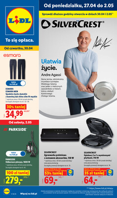 Leták Lidl Polsko 27.4.-2.5.2026 - Katalog platný od 27.04