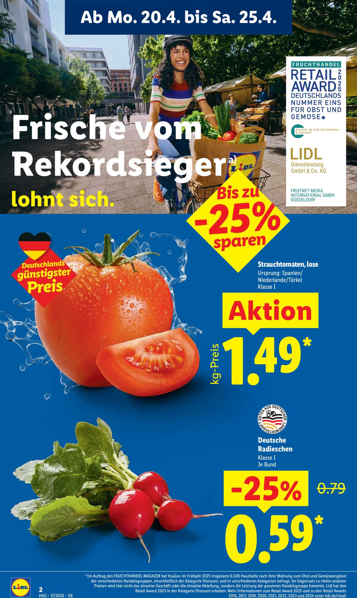 Leták Lidl Německo 20.4.-25.4.2026 strana 6