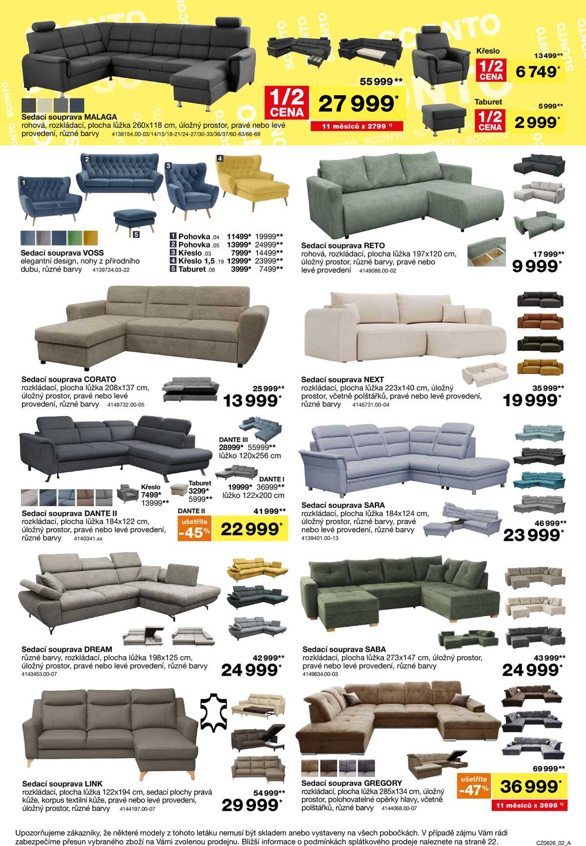 Sconto nábytek od 22.4. do 19.5.2026 strana 2