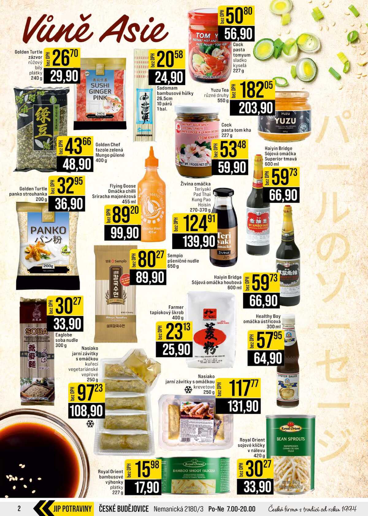 JIP Cash & Carry Brno, Praha, Ostrava, Jilemnice, Pardubice, Ostrava, Karlovy Vary, Olomouc a Zlín od 15.4. do 21.4.2026 strana 2