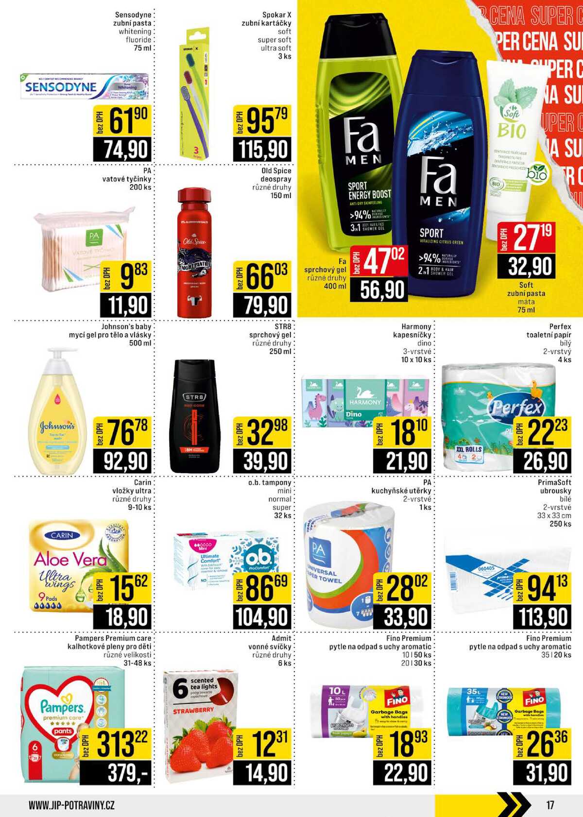 JIP Cash & Carry Brno, Praha, Ostrava, Jilemnice, Pardubice, Ostrava, Karlovy Vary, Olomouc a Zlín od 15.4. do 21.4.2026 strana 17