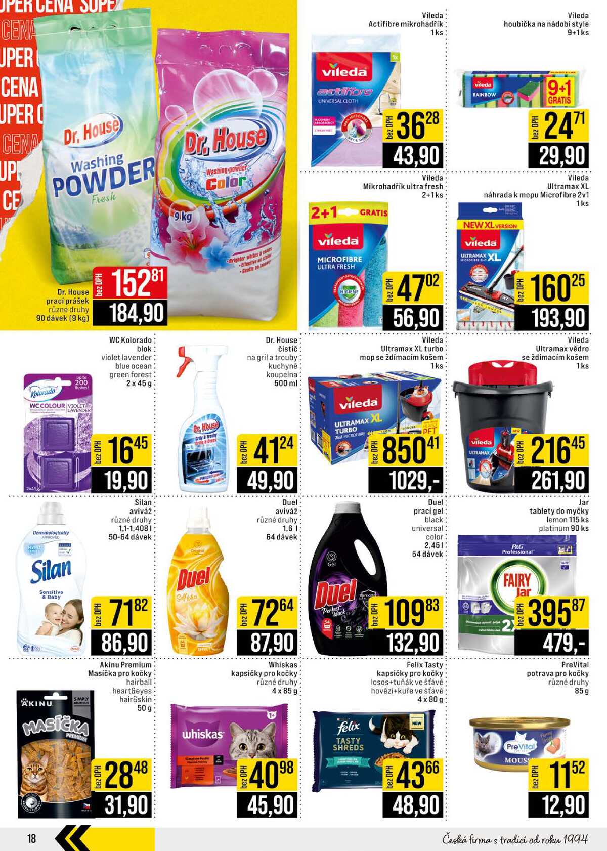 JIP Cash & Carry Brno, Praha, Ostrava, Jilemnice, Pardubice, Ostrava, Karlovy Vary, Olomouc a Zlín od 15.4. do 21.4.2026 strana 18