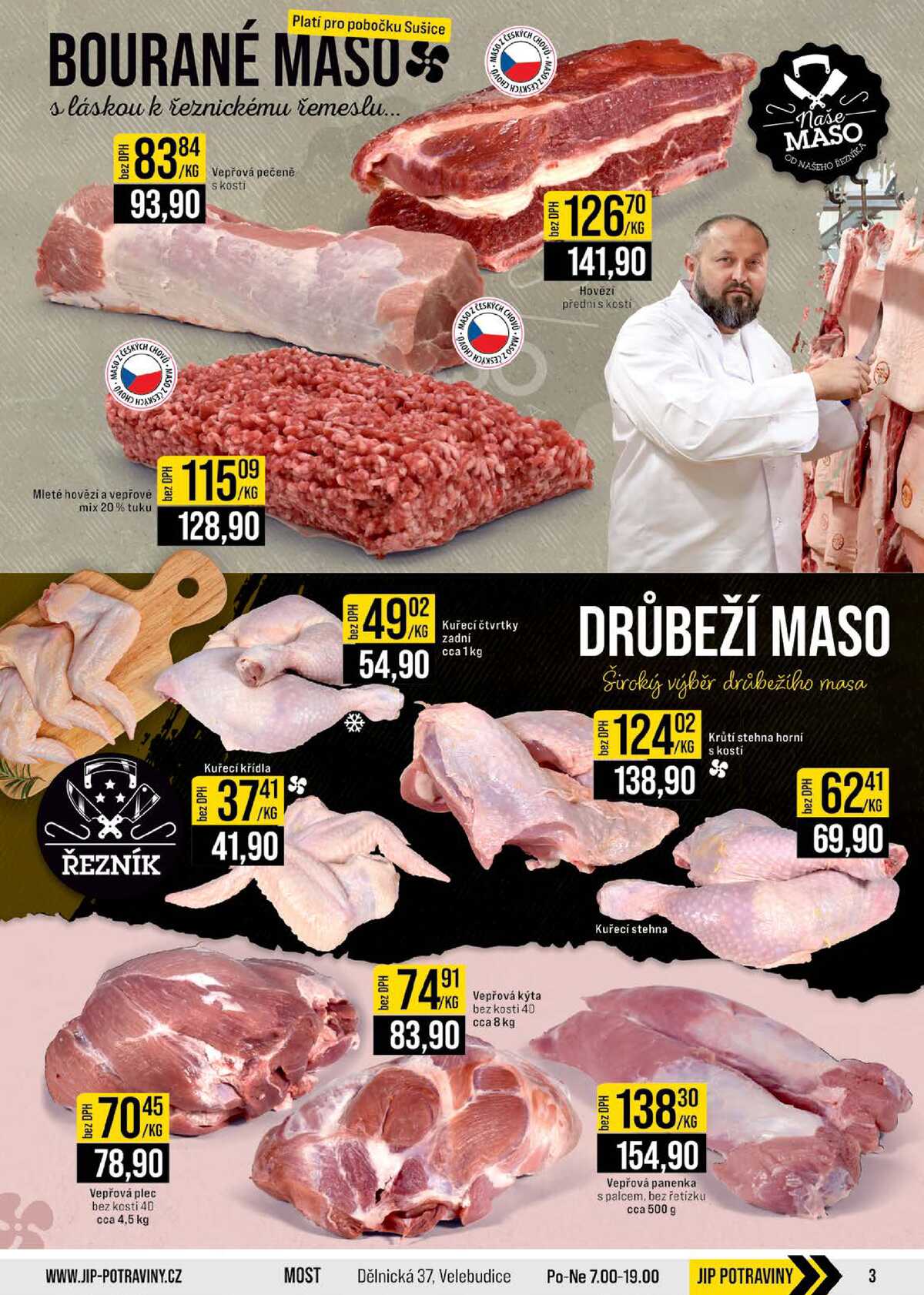 JIP Cash & Carry České Budějovice, Most, Náchod, Polička, Sušice a Svoboda nad Úpou od 15.4. do 21.4.2026 strana 3