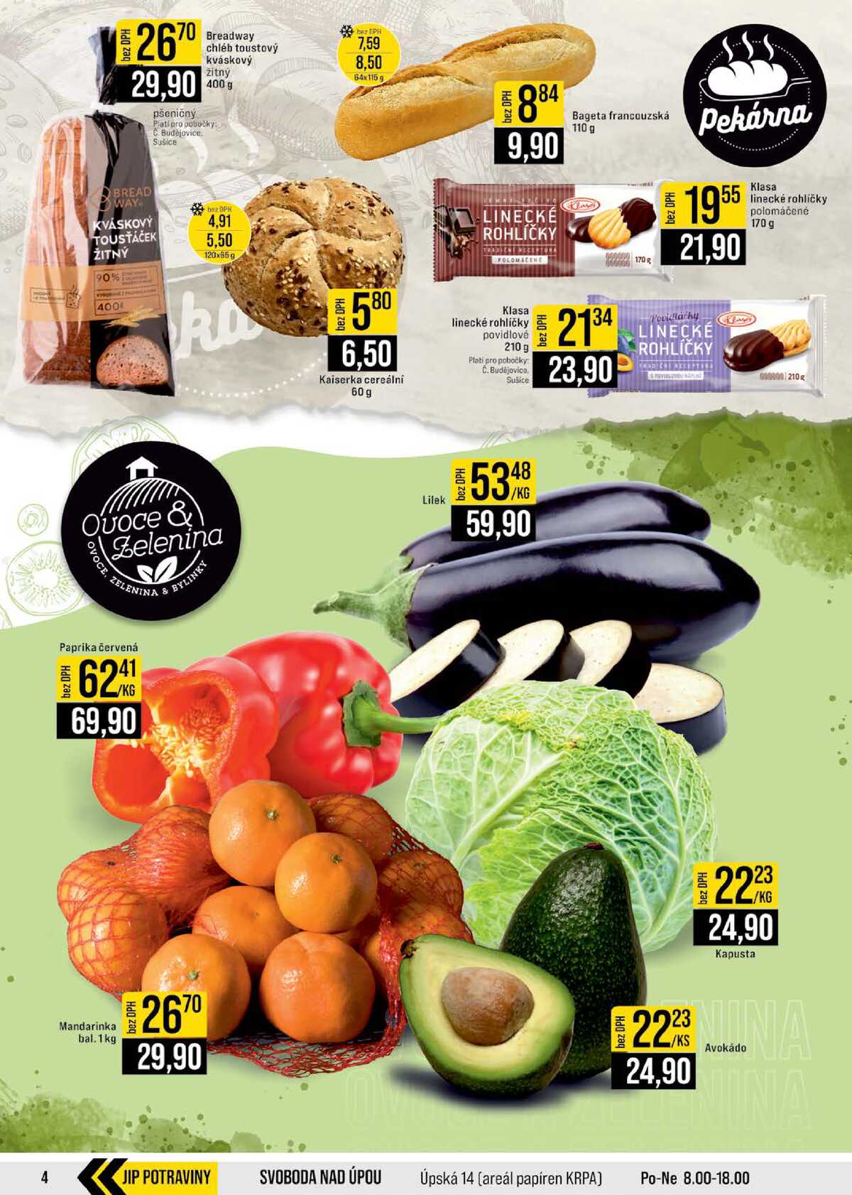 JIP Cash & Carry České Budějovice, Most, Náchod, Polička, Sušice a Svoboda nad Úpou od 15.4. do 21.4.2026 strana 4