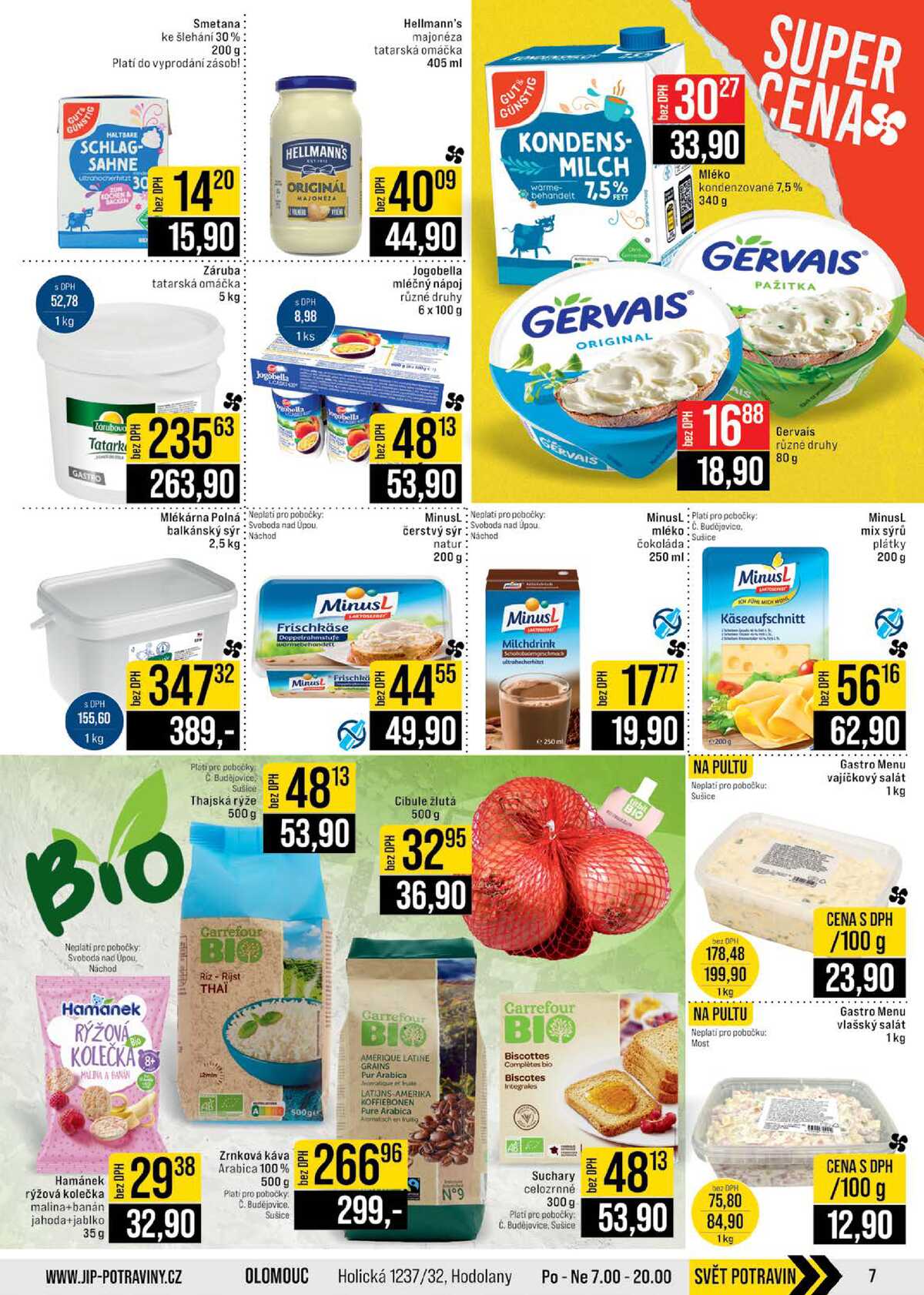 JIP Cash & Carry České Budějovice, Most, Náchod, Polička, Sušice a Svoboda nad Úpou od 15.4. do 21.4.2026 strana 7