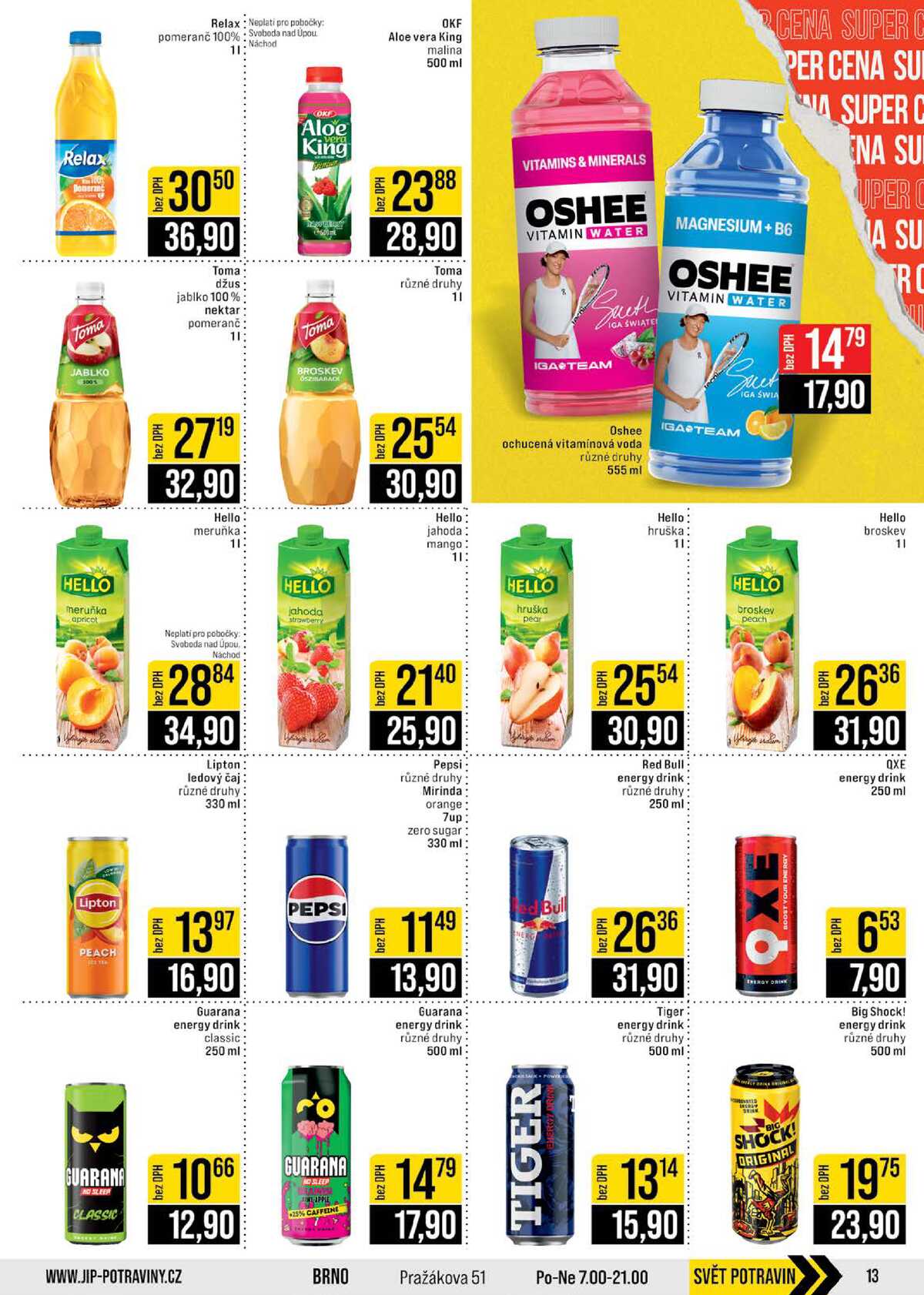 JIP Cash & Carry České Budějovice, Most, Náchod, Polička, Sušice a Svoboda nad Úpou od 15.4. do 21.4.2026 strana 13